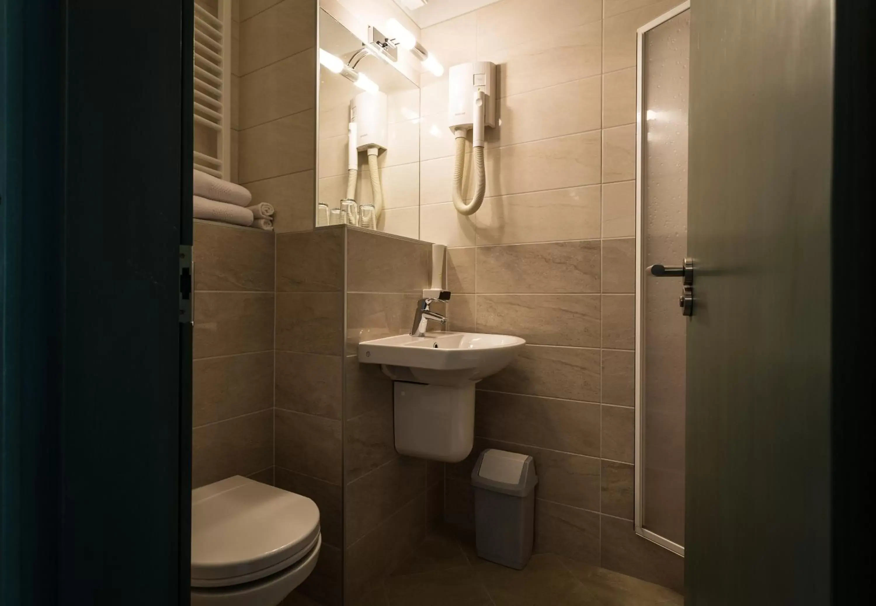 Bathroom in Corvin Hotel Budapest Corvin Wing Bathroom in Corvin Hotel Budapest Corvin Wing