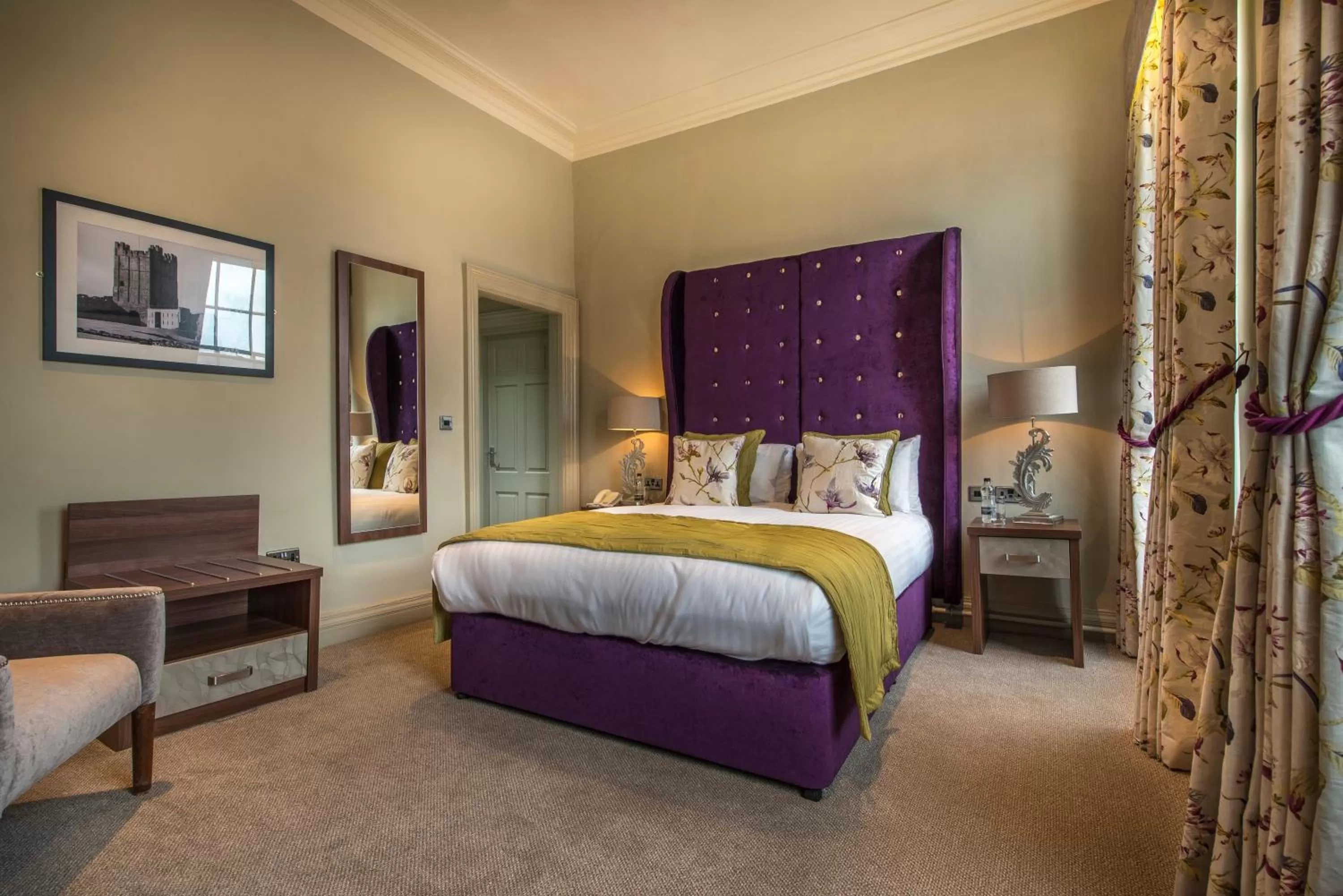 Bedroom, Bed in The Kings Head Hotel, Richmond, North Yorkshire - The Coaching Inn Group