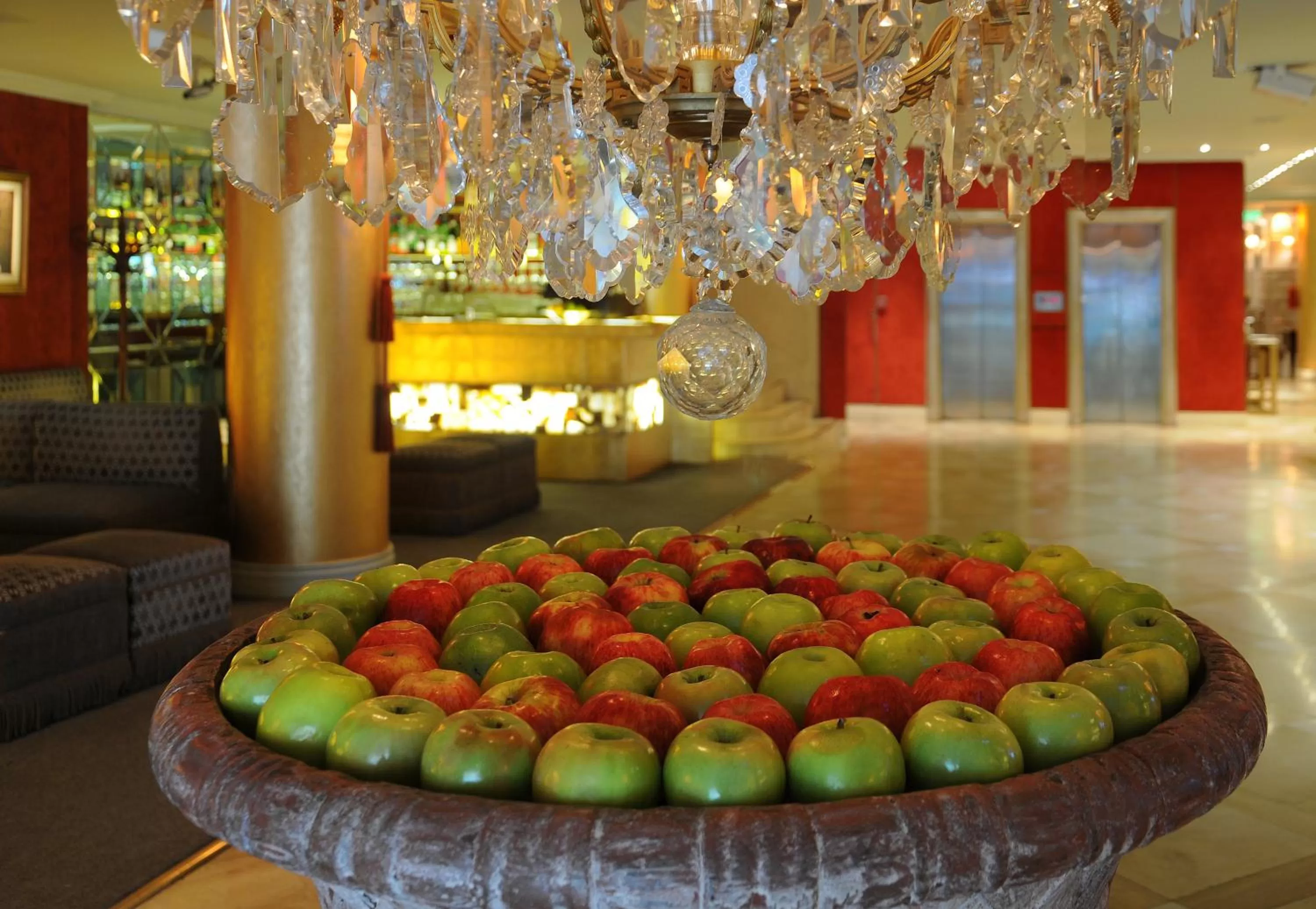 Lobby or reception in Huentala Hotel