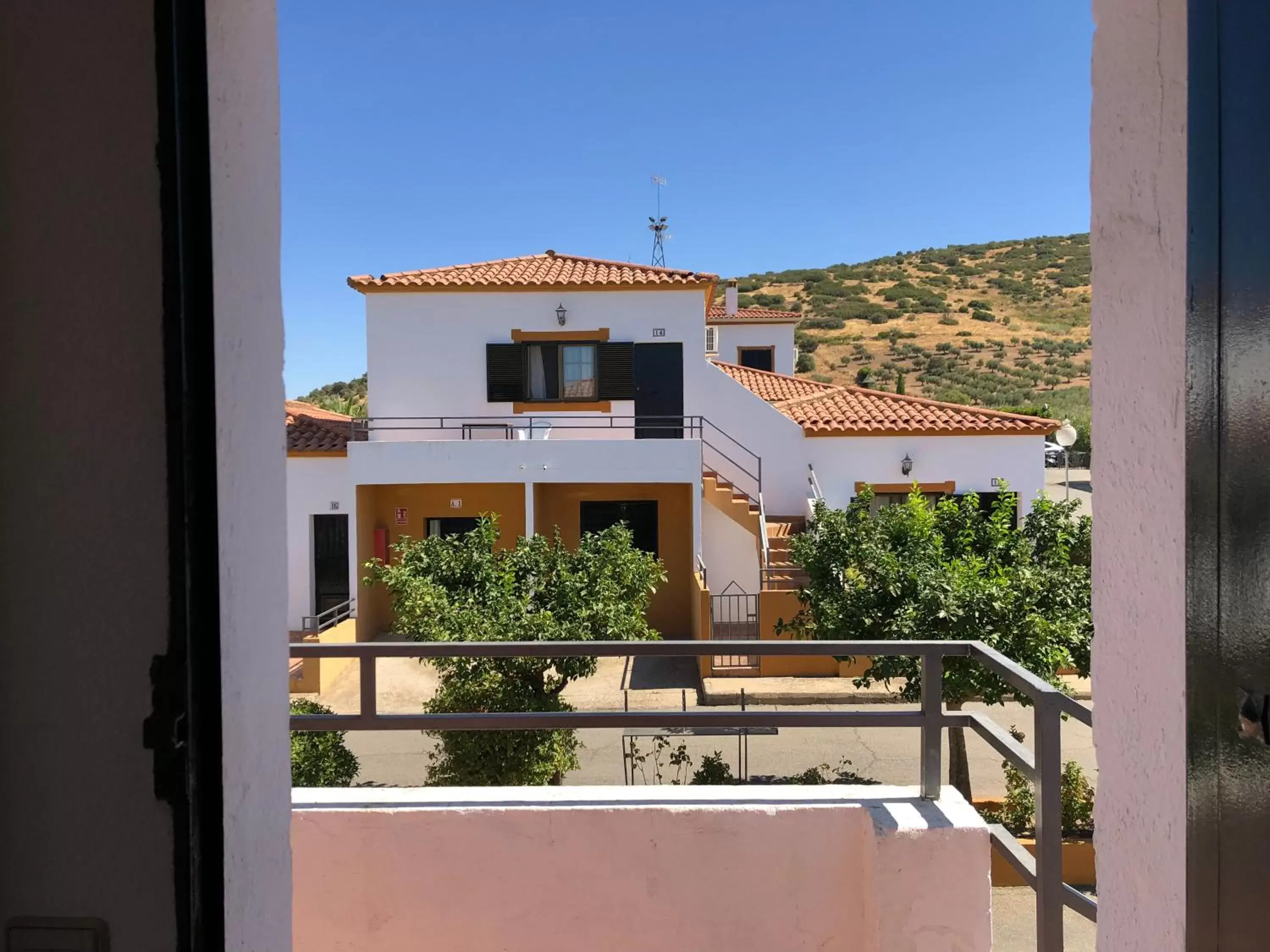 View (from property/room), Balcony/Terrace in Apartamentos Atalayas Extremadura