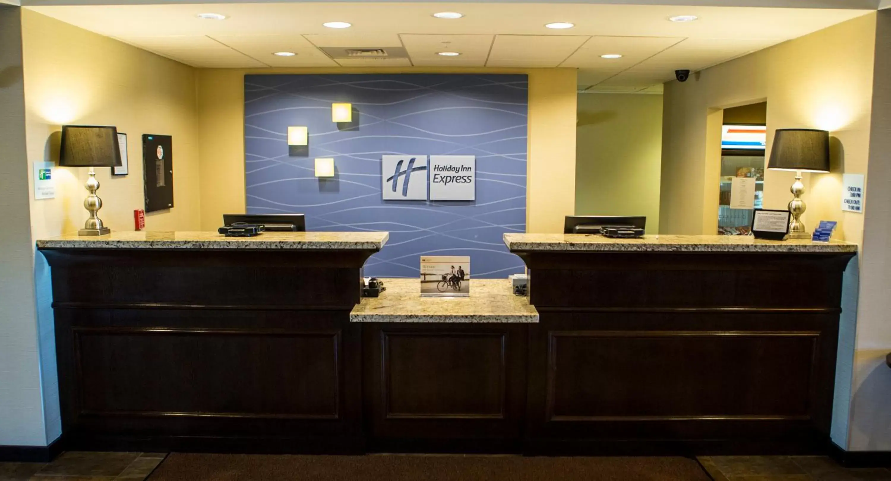 Property building, Lobby/Reception in Holiday Inn Express & Suites Malone, an IHG Hotel