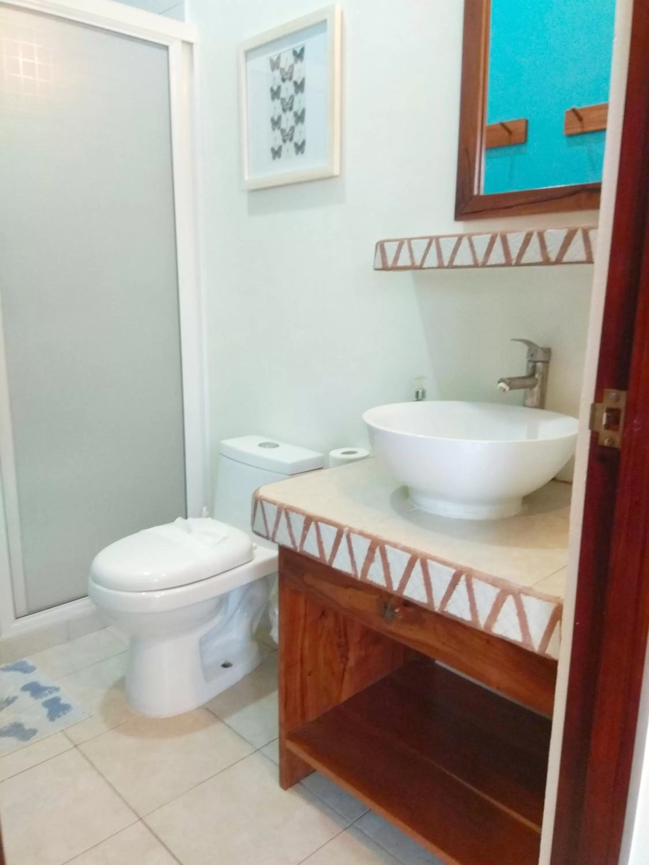 Toilet, Bathroom in La Palmita Budget Boutique Hotel