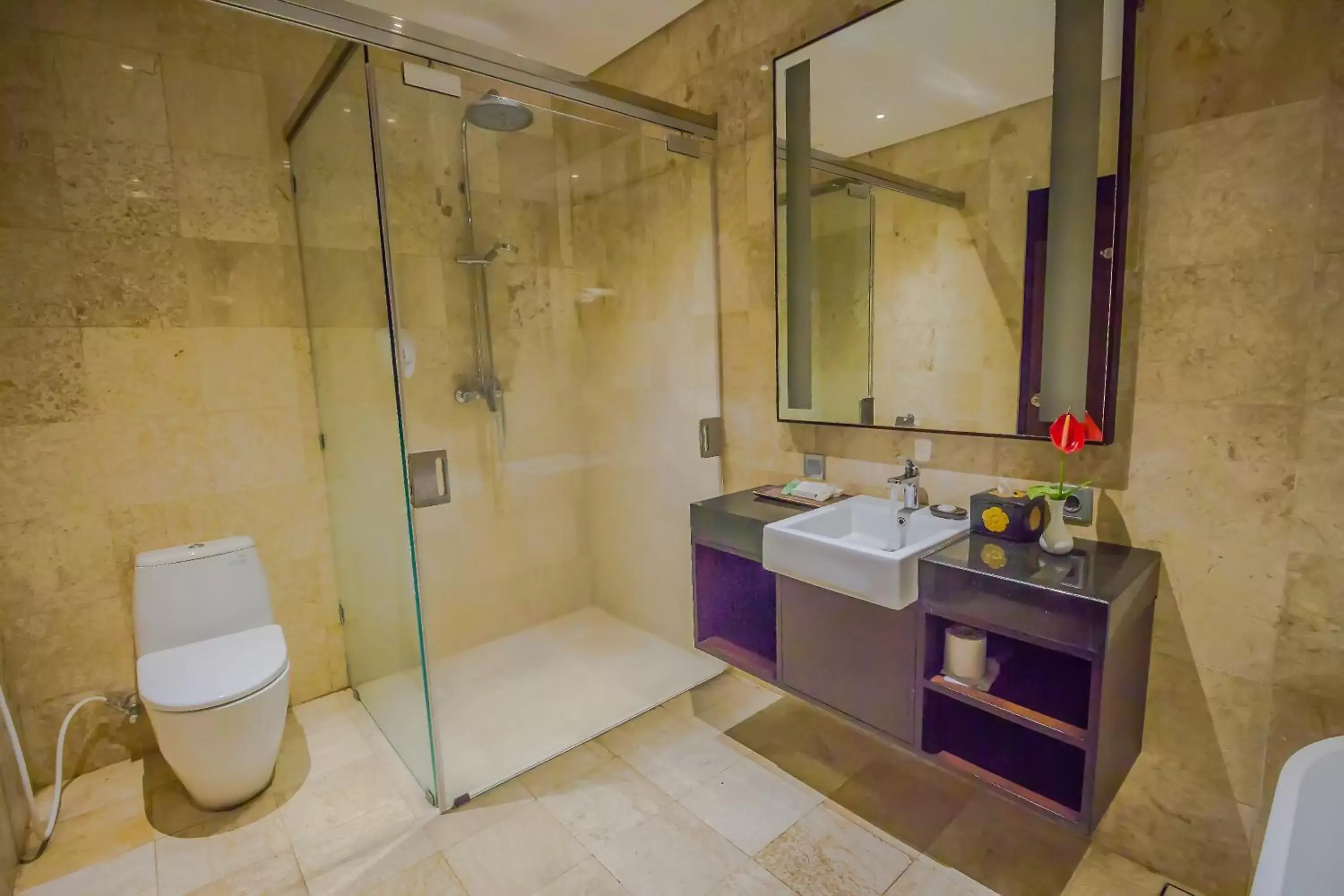 Shower, Bathroom in The Lokha Legian Resort & Spa