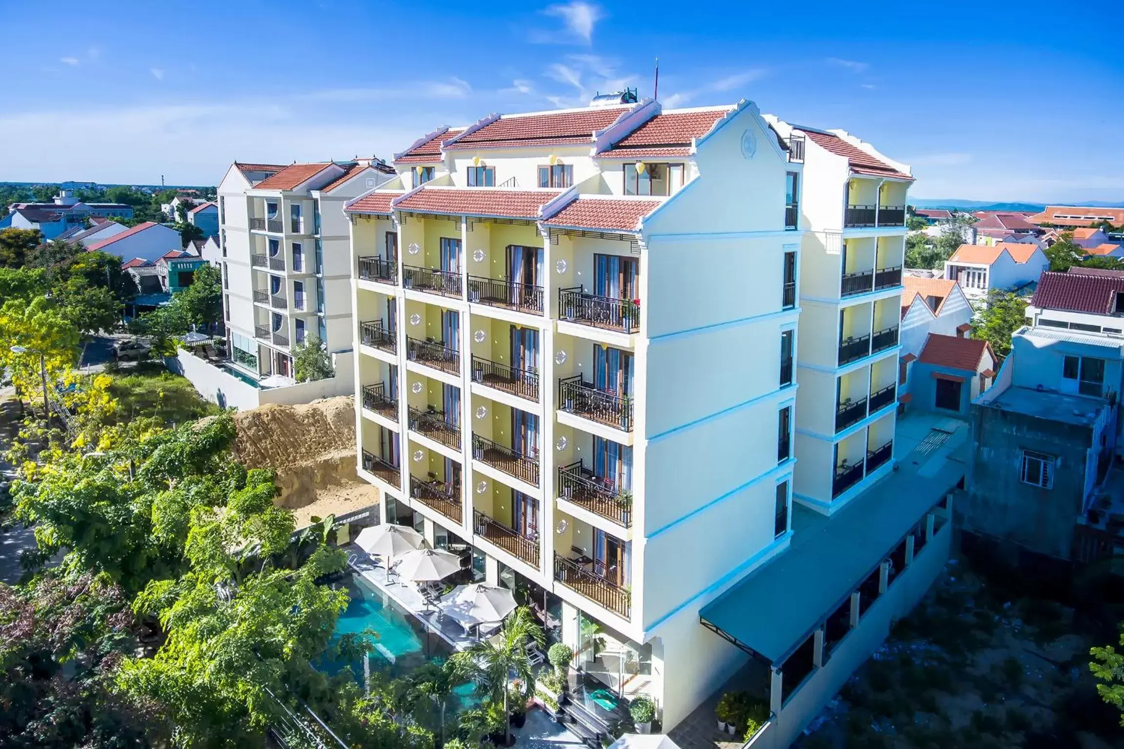 Property Building in Hoi An Rose Garden Hotel