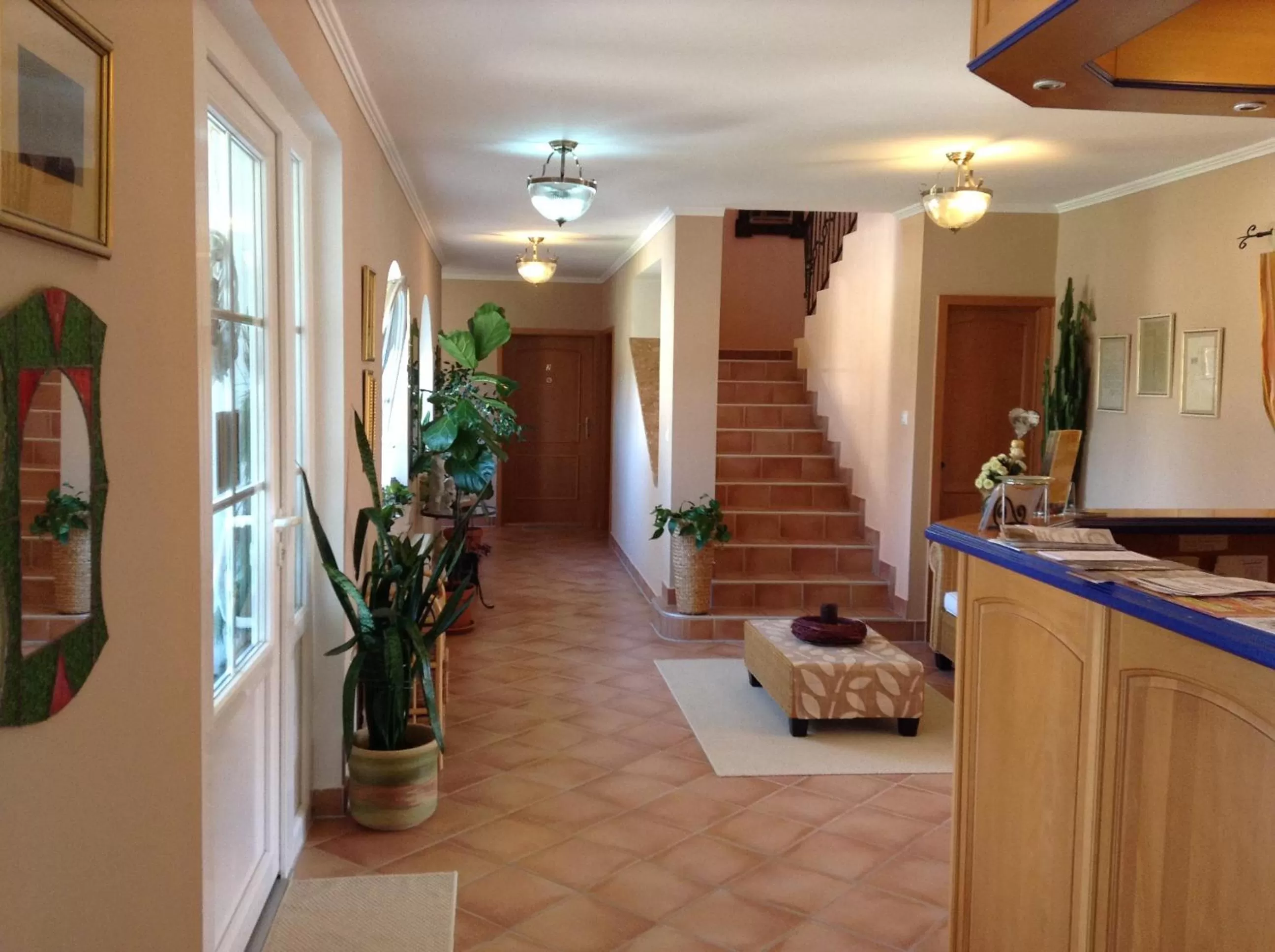 Lobby or reception in Hotel Zsida