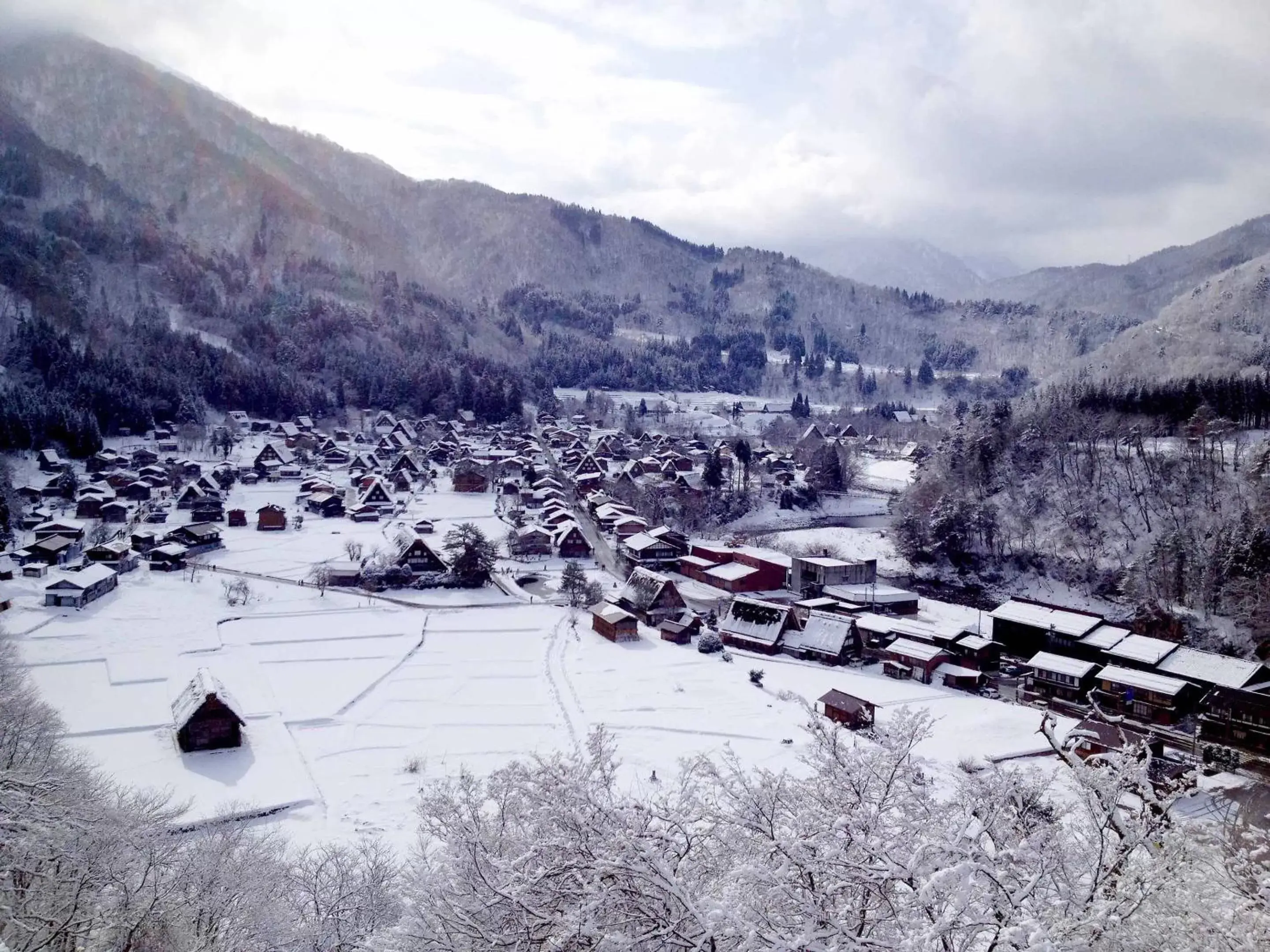 Nearby landmark, Winter in eph TAKAYAMA