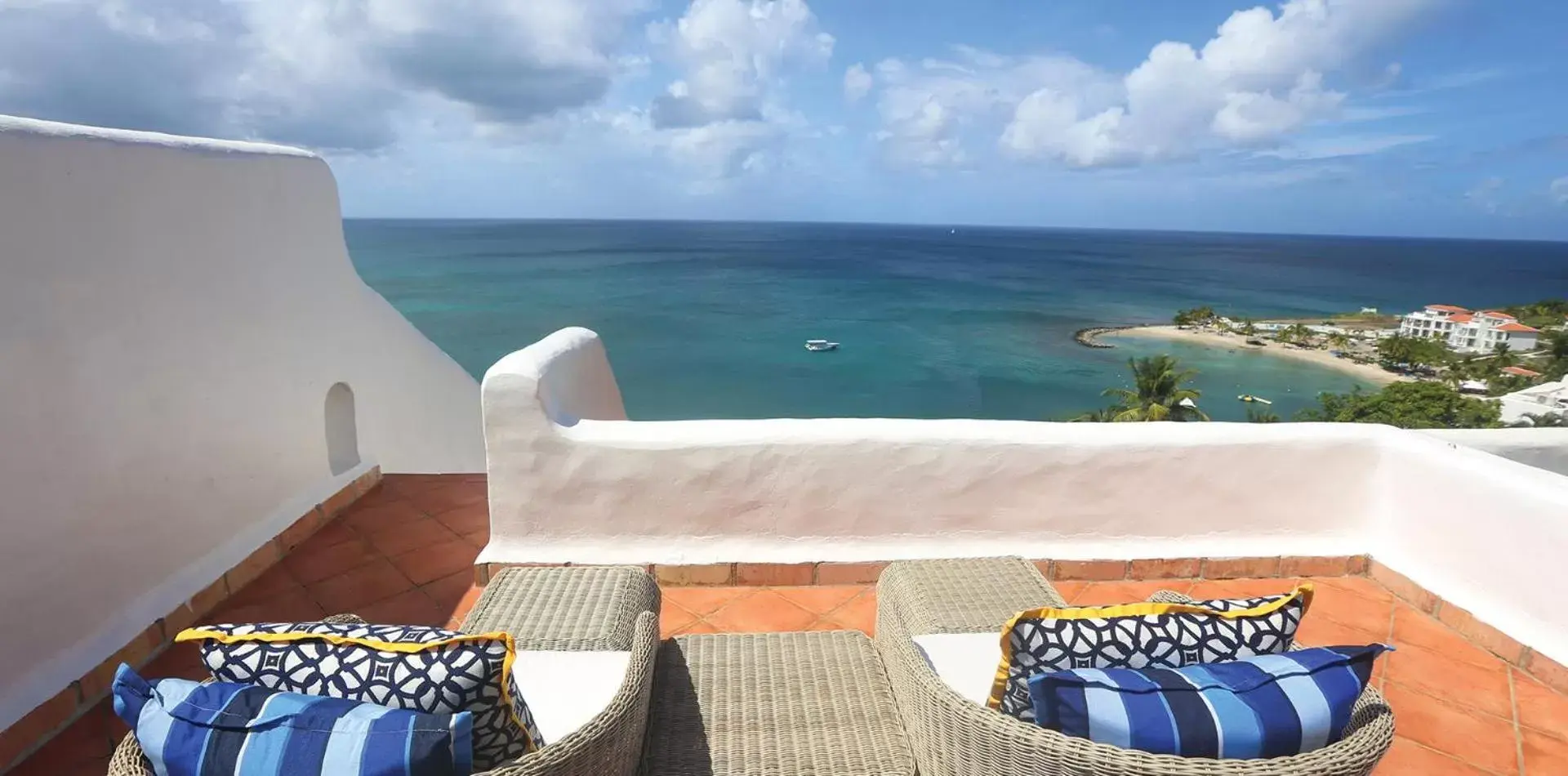 Balcony/Terrace, Sea View in Windjammer Landing Villa Beach Resort