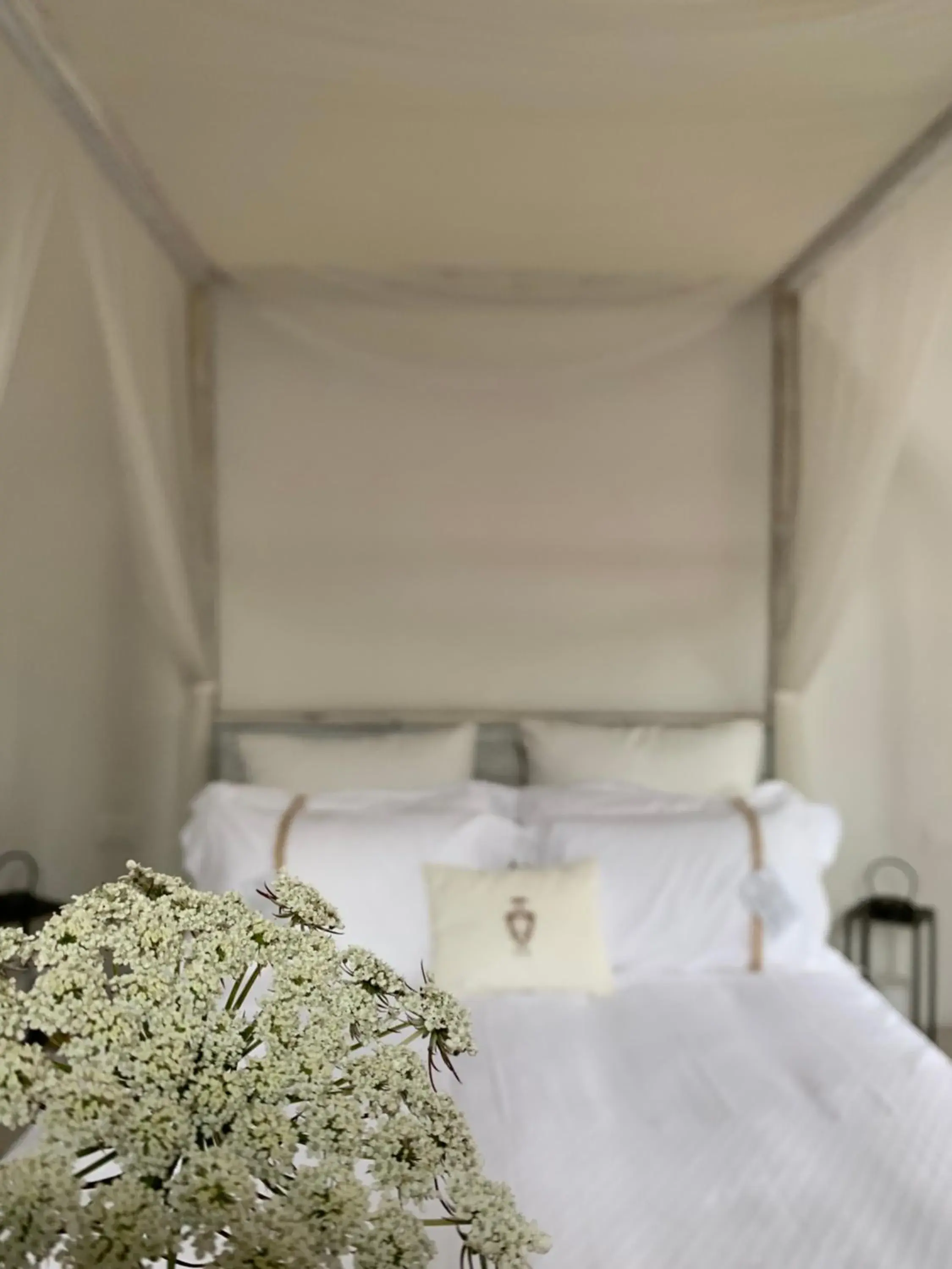 Bed in Palazzo Castriota Bed in Palazzo Castriota