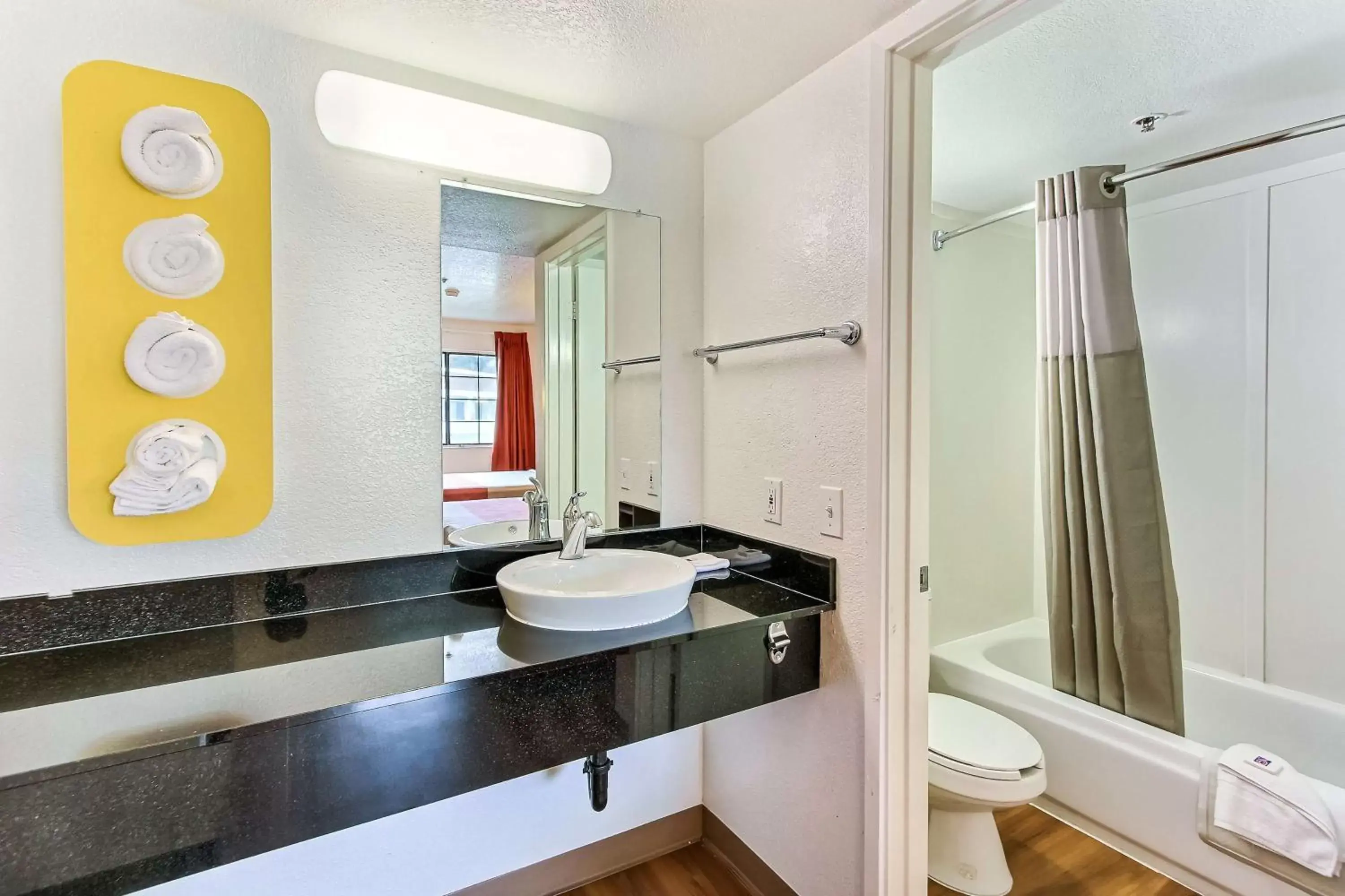 Shower, Bathroom in Motel 6-Salinas, CA - North Monterey Area