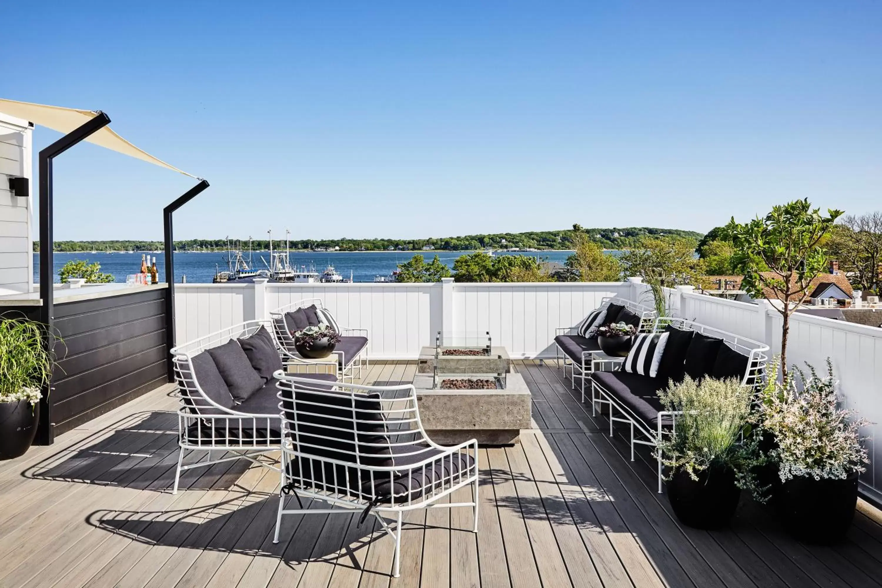 Patio in The Menhaden Hotel