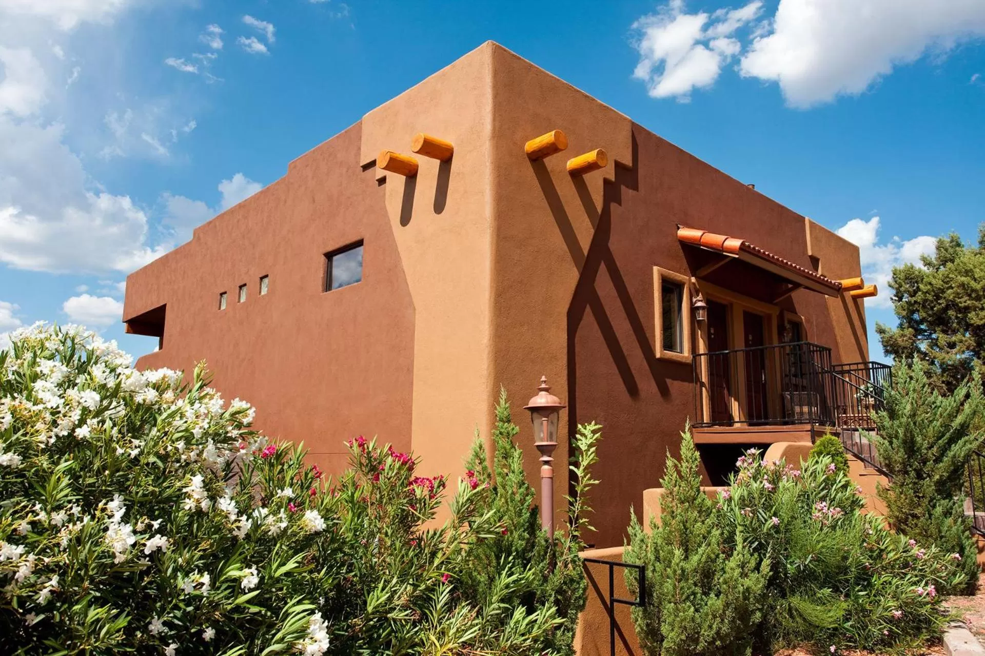 Facade/entrance in A Sunset Chateau