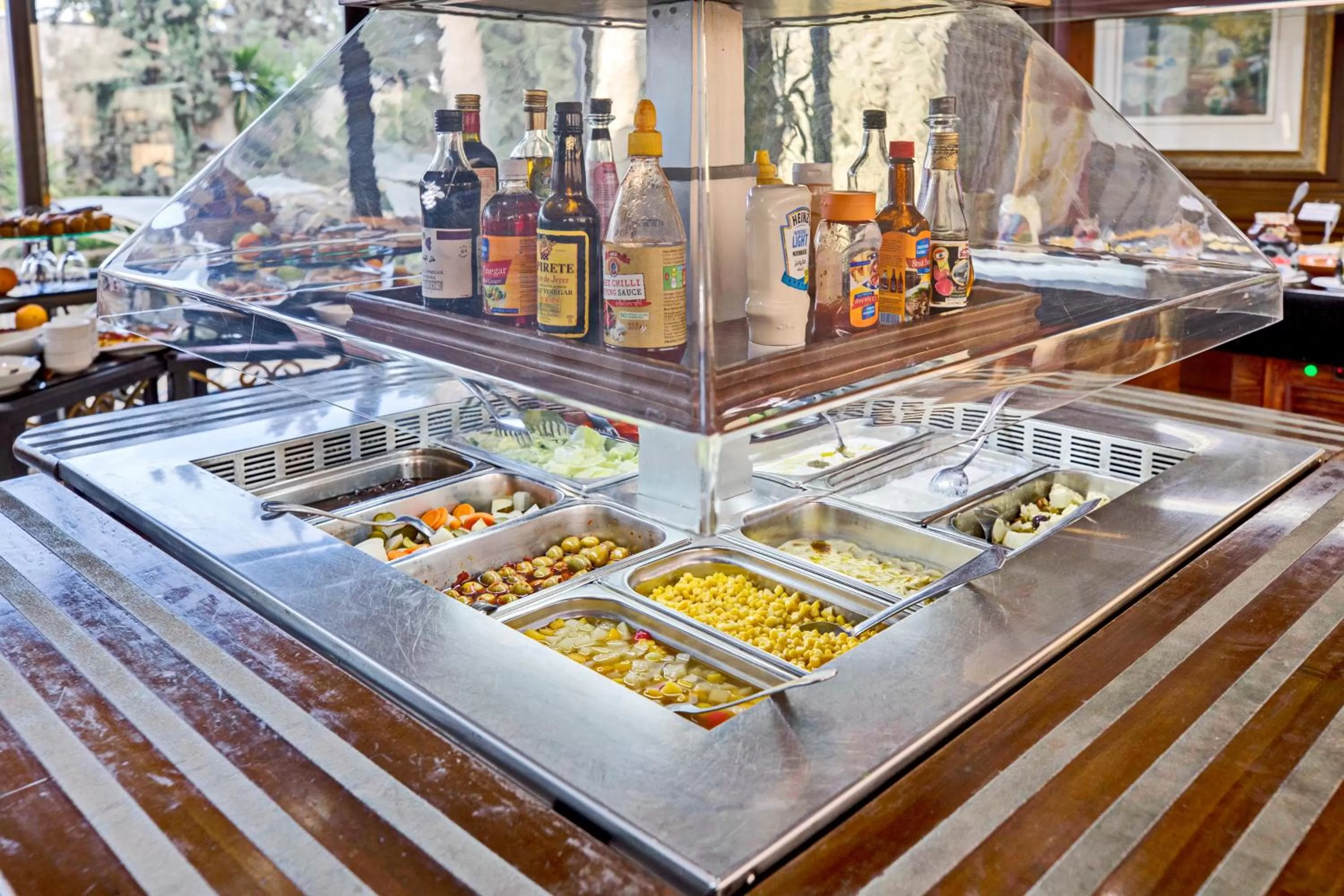 Continental breakfast in Amman International Hotel