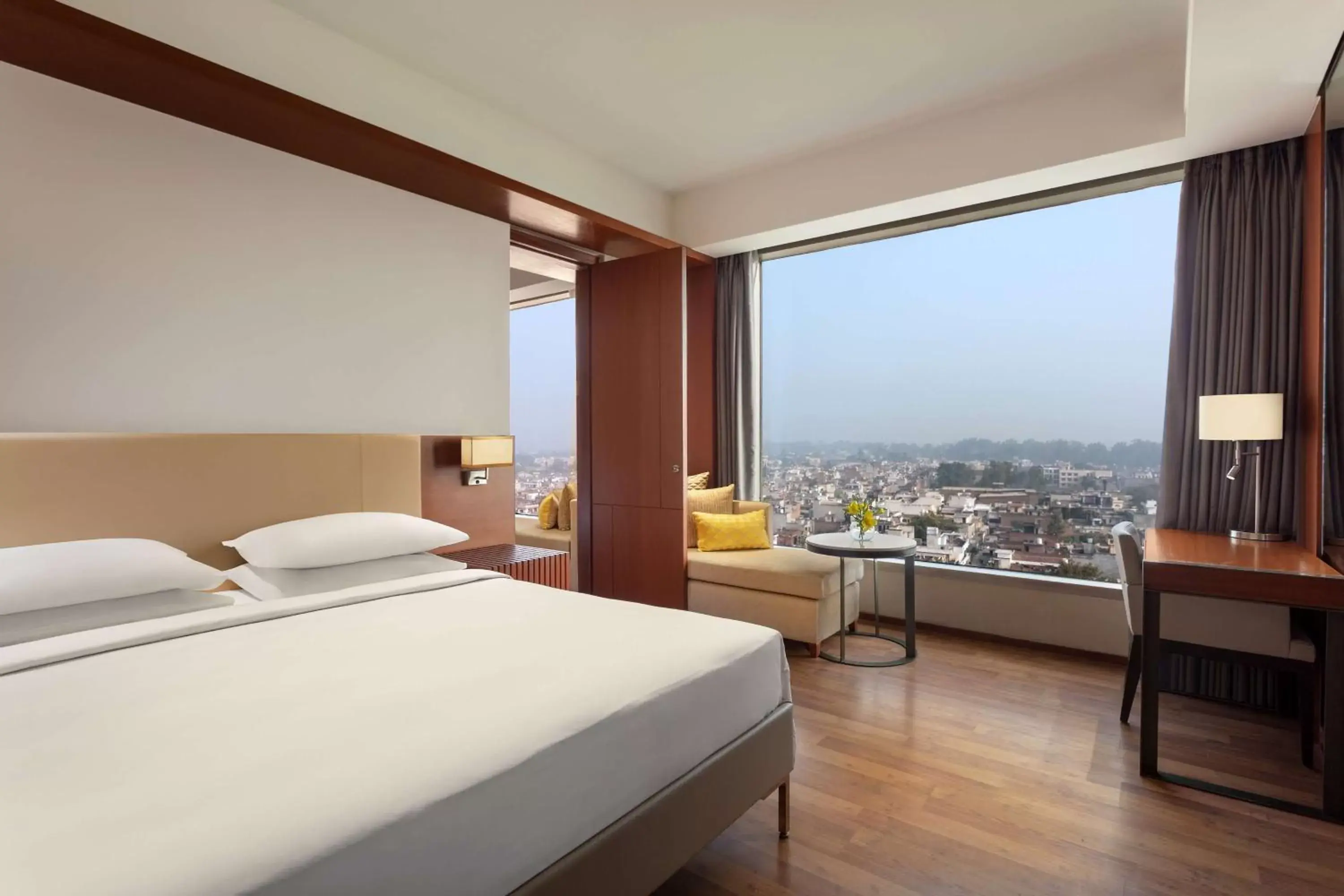 Photo of the whole room, Bed in Hyatt Regency Amritsar Hotel & Spa Photo of the whole room, Bed in Hyatt Regency Amritsar Hotel & Spa