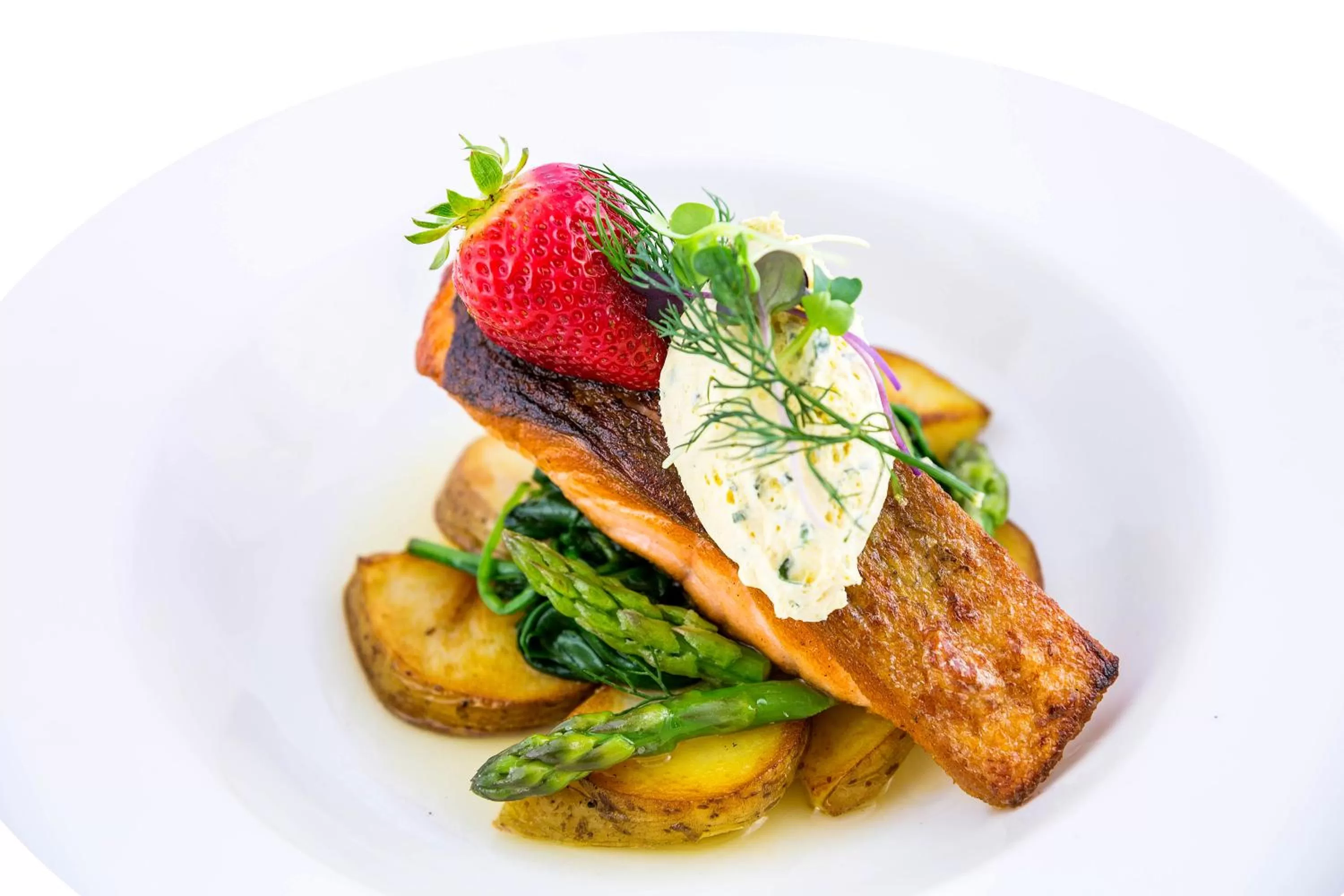 Food close-up in Qubus Hotel Wrocław