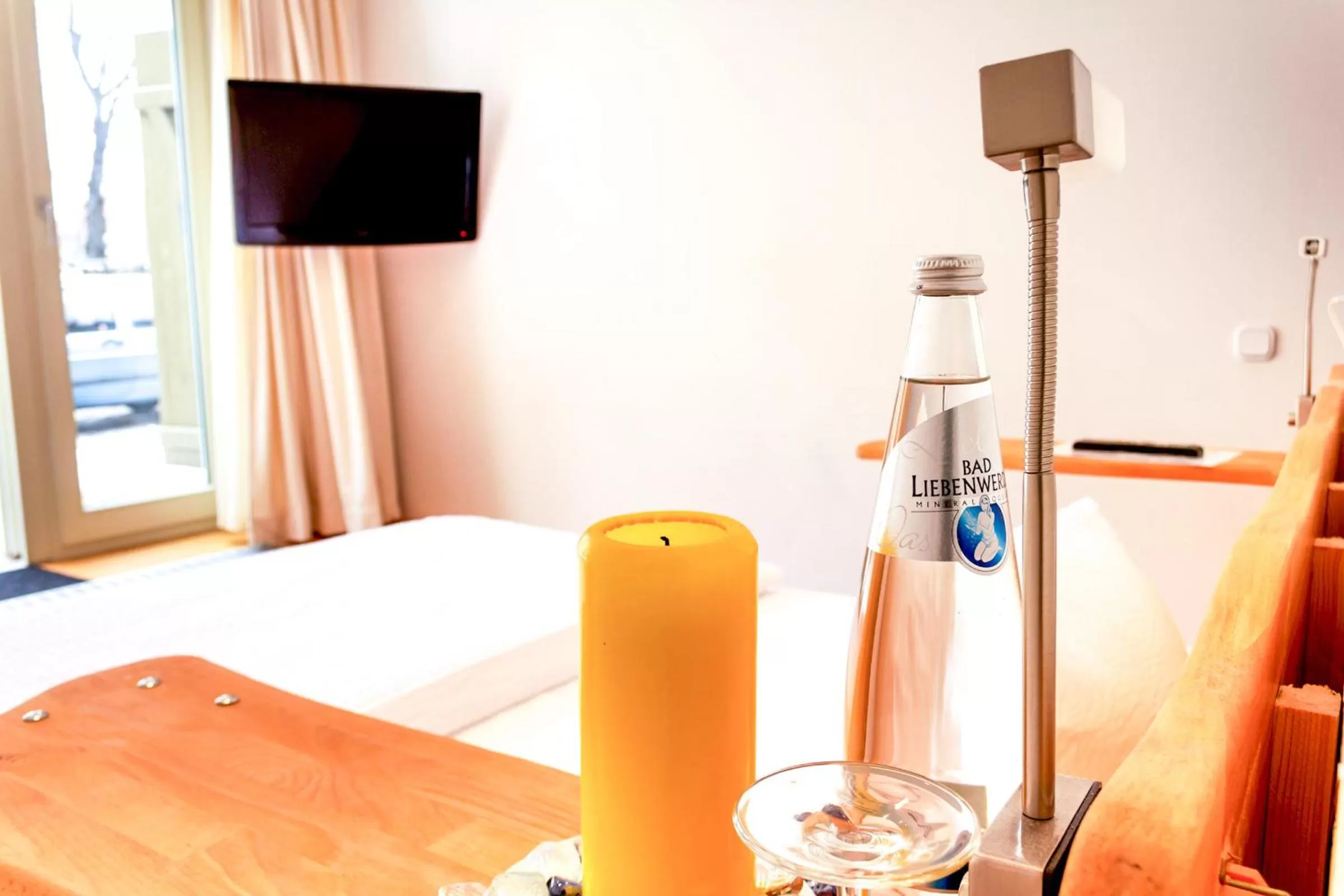 Decorative detail, Bed in Gästehaus Schloss Plaue