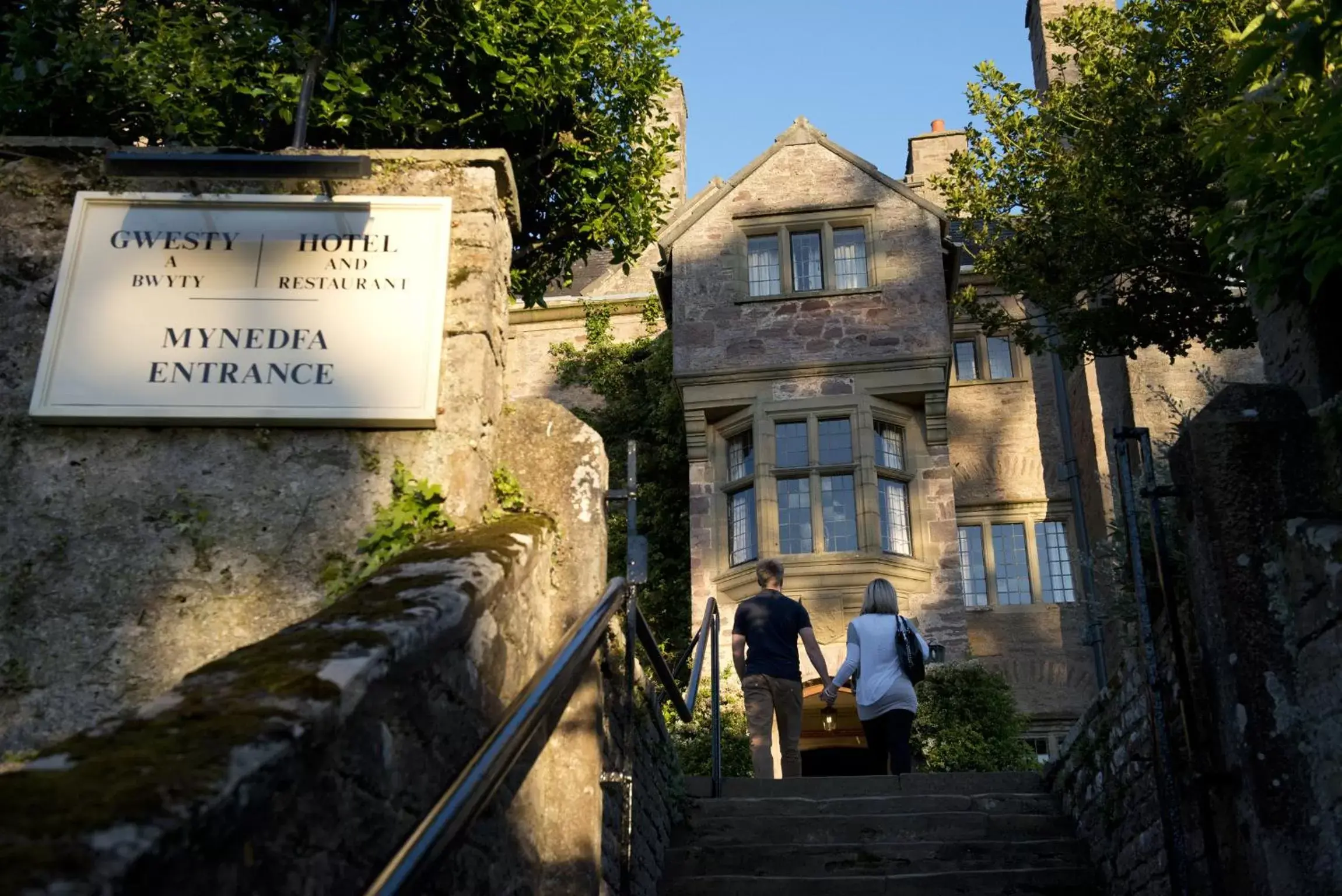 Facade/entrance in Bodysgallen Hall and Spa