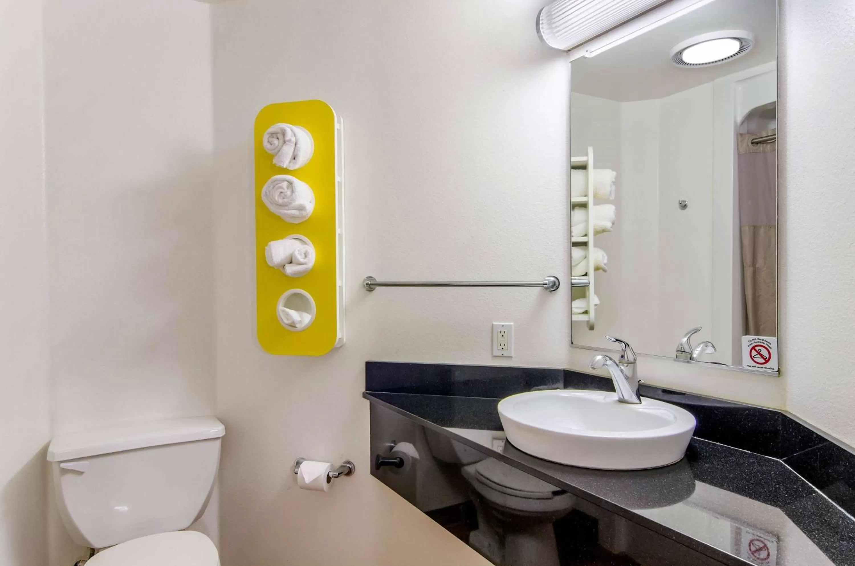 Toilet in Motel 6-Wheatland, WY