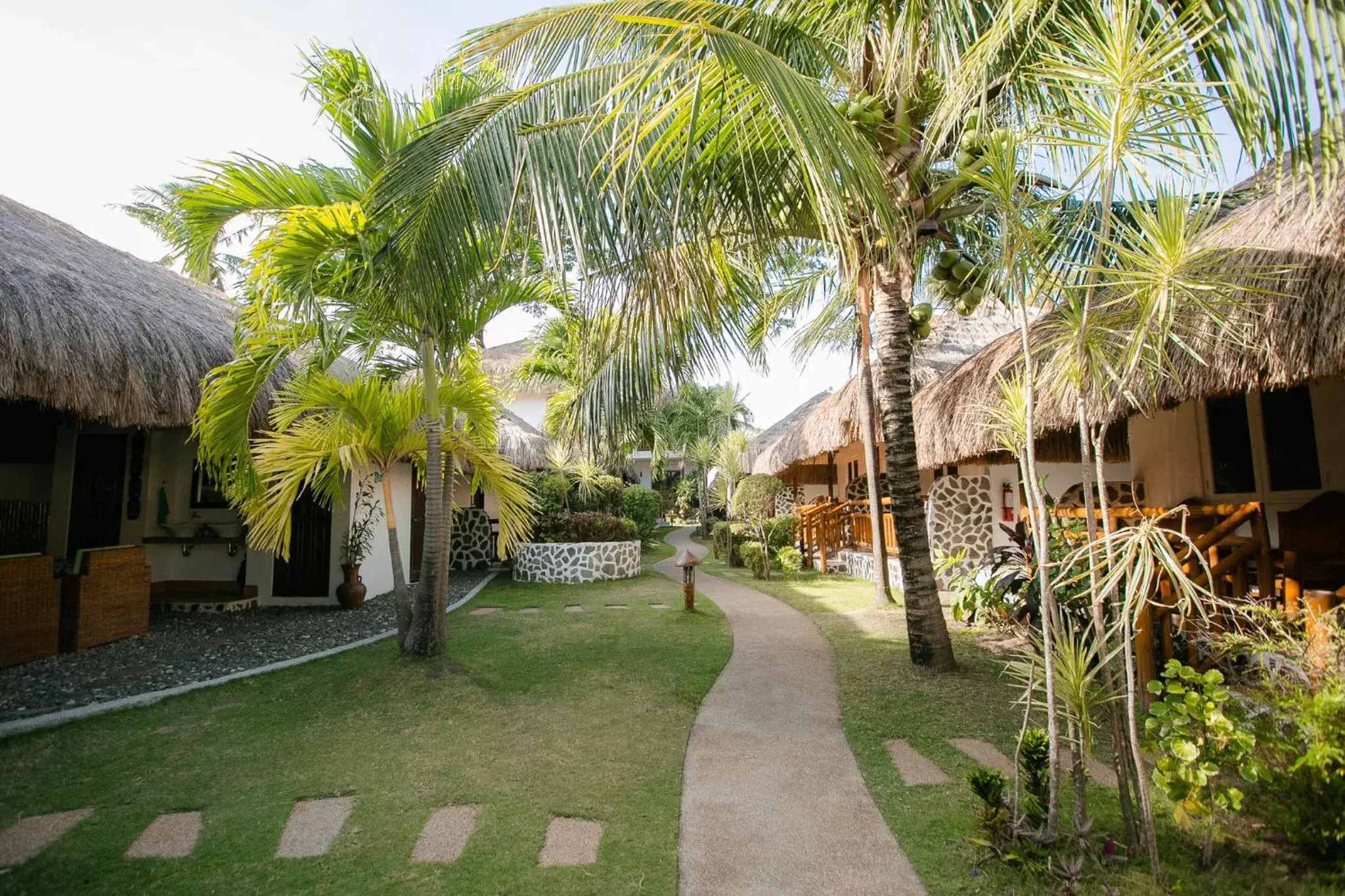 Garden in Kav's Beach Resort