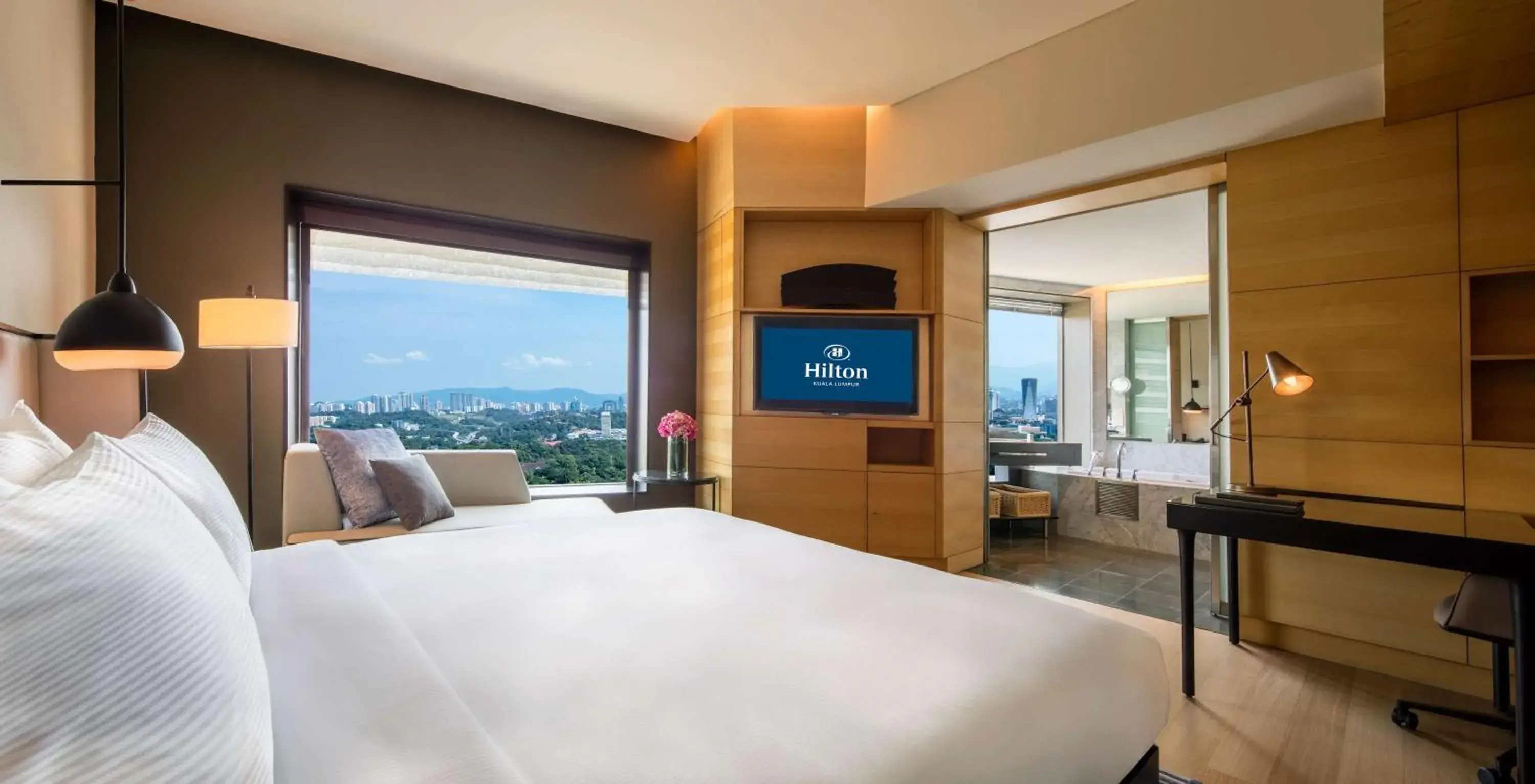 Bed in Hilton Kuala Lumpur