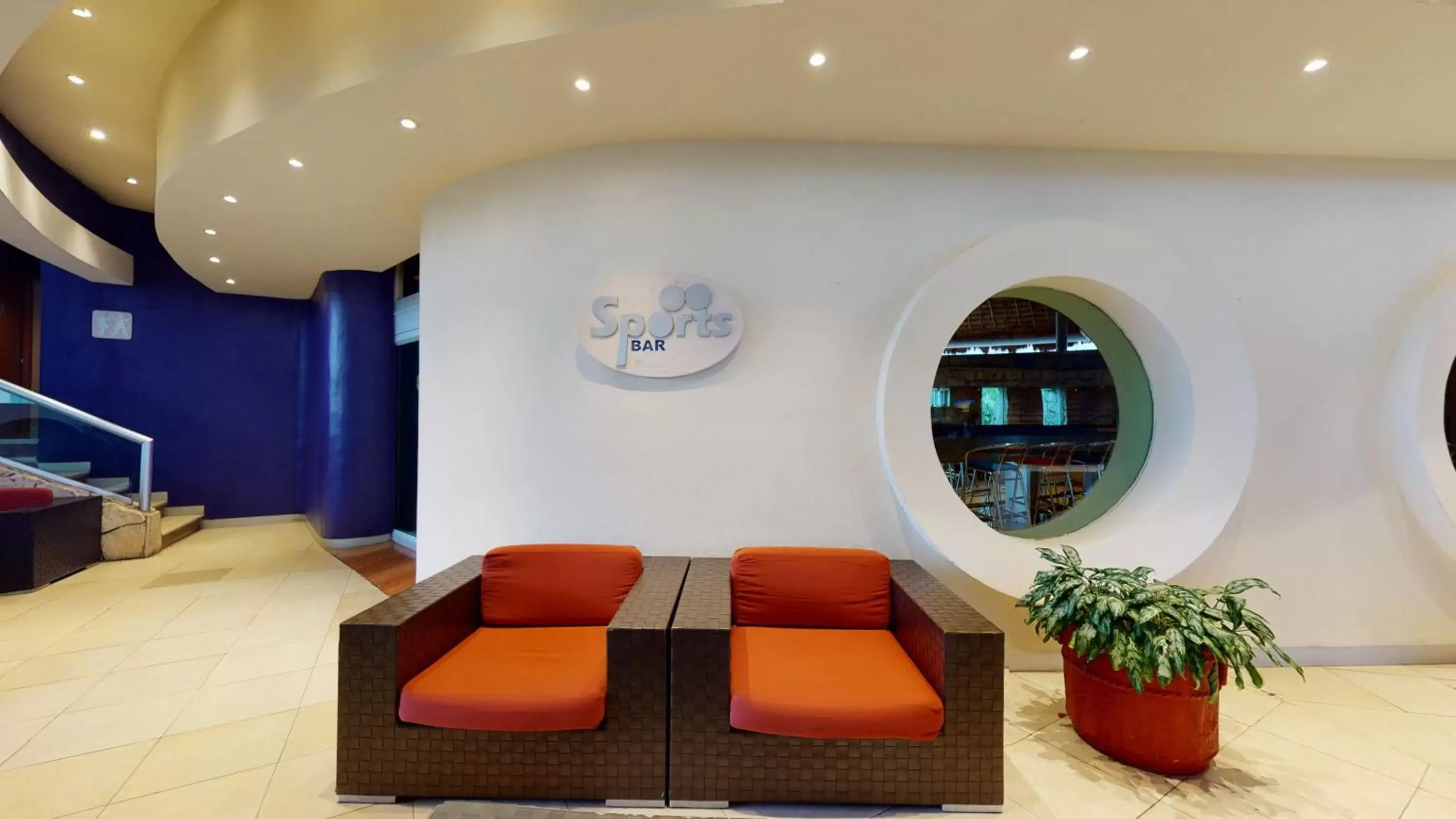 Lounge or bar, Lobby/Reception in Grand Park Royal Cozumel