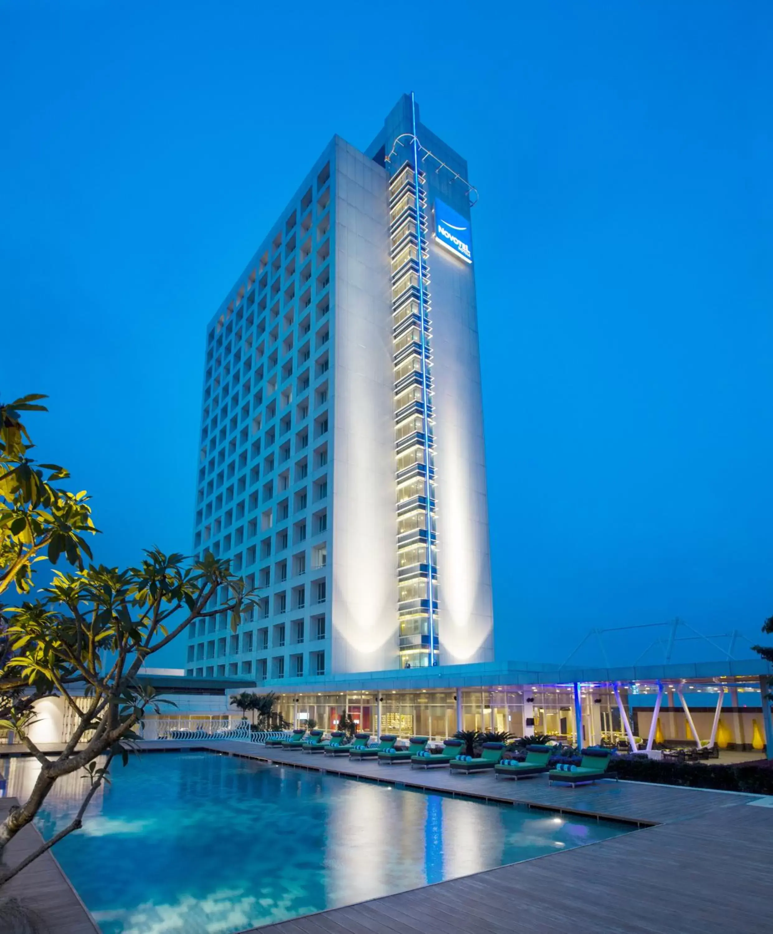 Facade/entrance, Swimming Pool in Novotel Tangerang