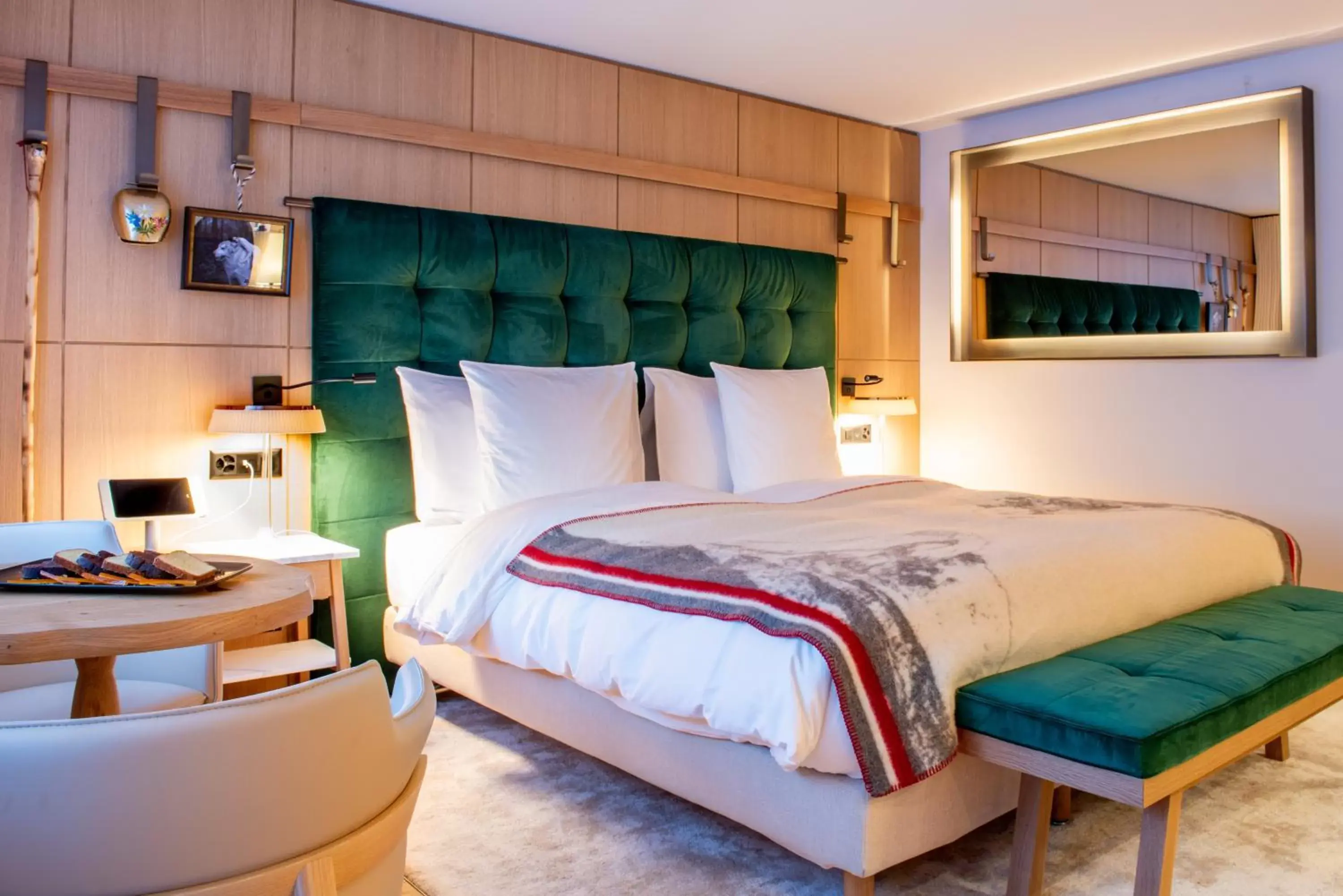 Bedroom, Bed in Schweizerhof Zermatt - a Small Luxury Hotel