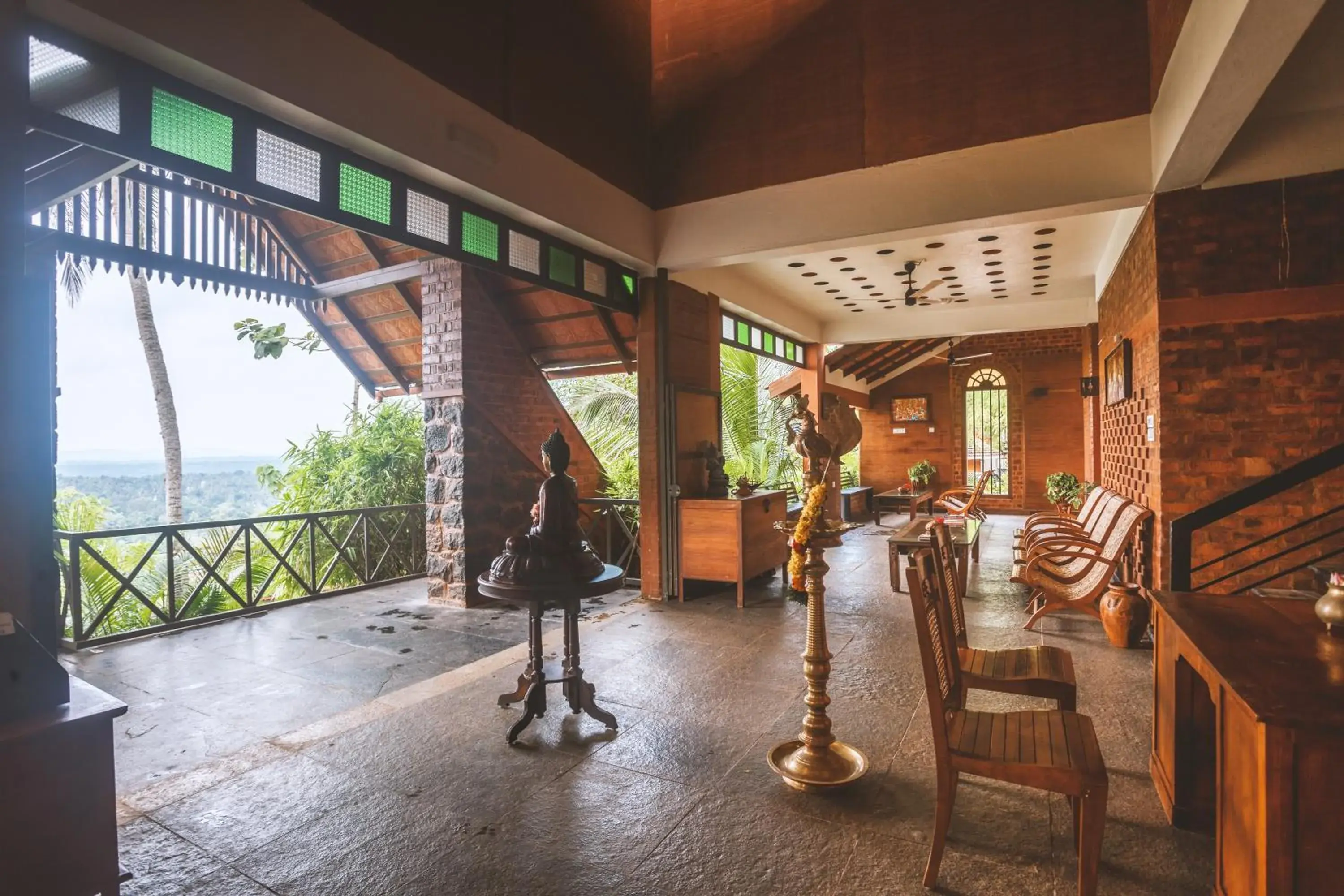 Lobby or reception in AMARA AYURVEDA RETREAT- Overlooking Evergreen Western Ghats an ecologically sustainable living space in Kovalam Lobby or reception in AMARA AYURVEDA RETREAT- Overlooking Evergreen Western Ghats an ecologically sustainable living space in Kovalam