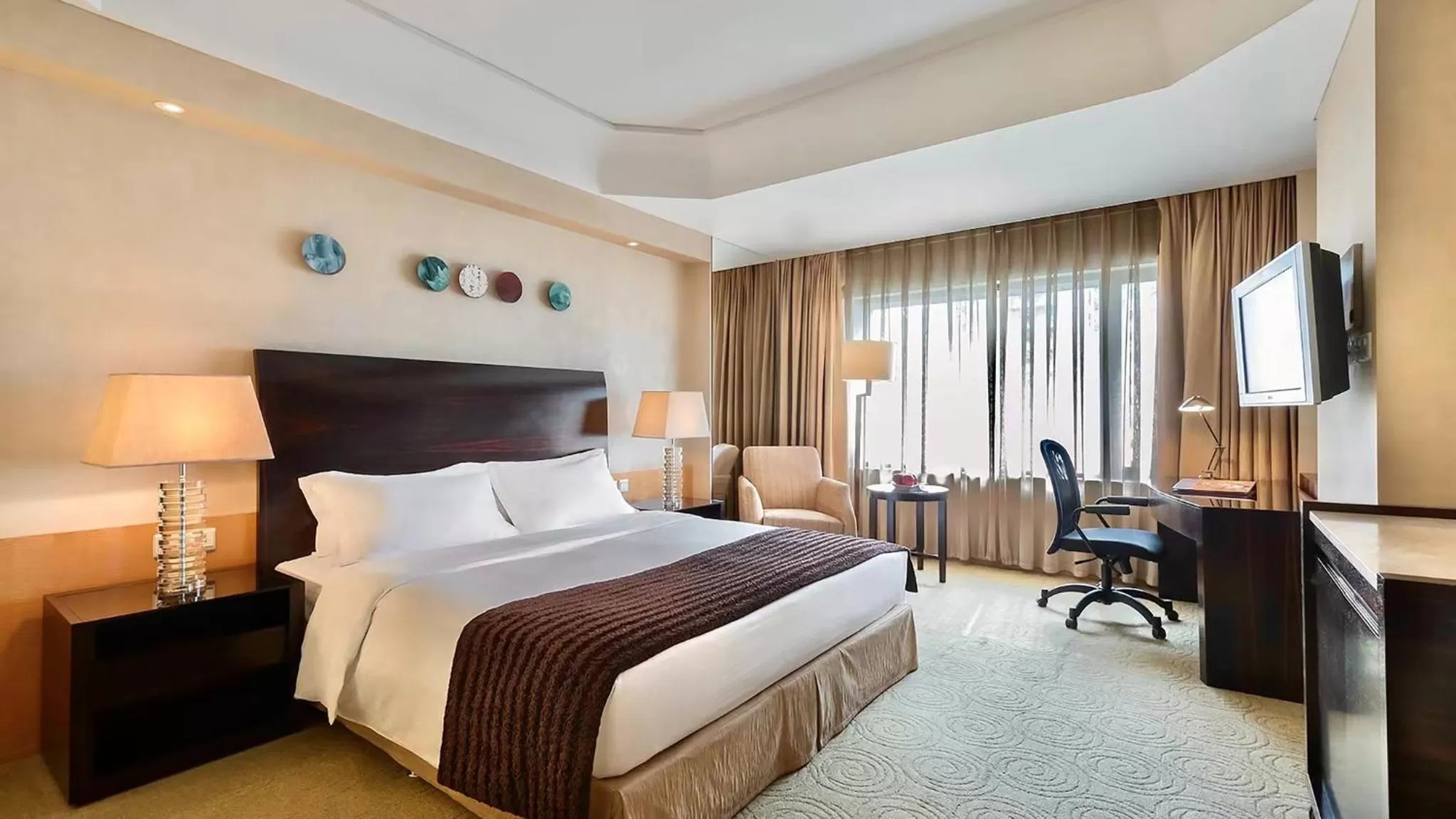 Bedroom, Bed in Marco Polo Parkside, Beijing