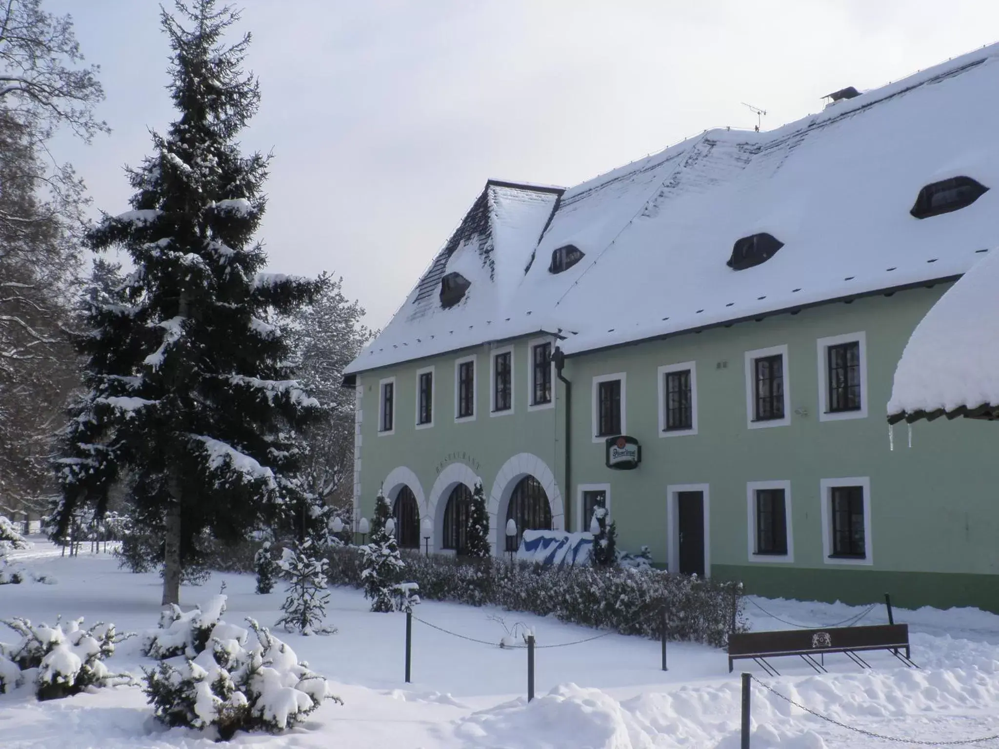 Property building, Winter in Gold