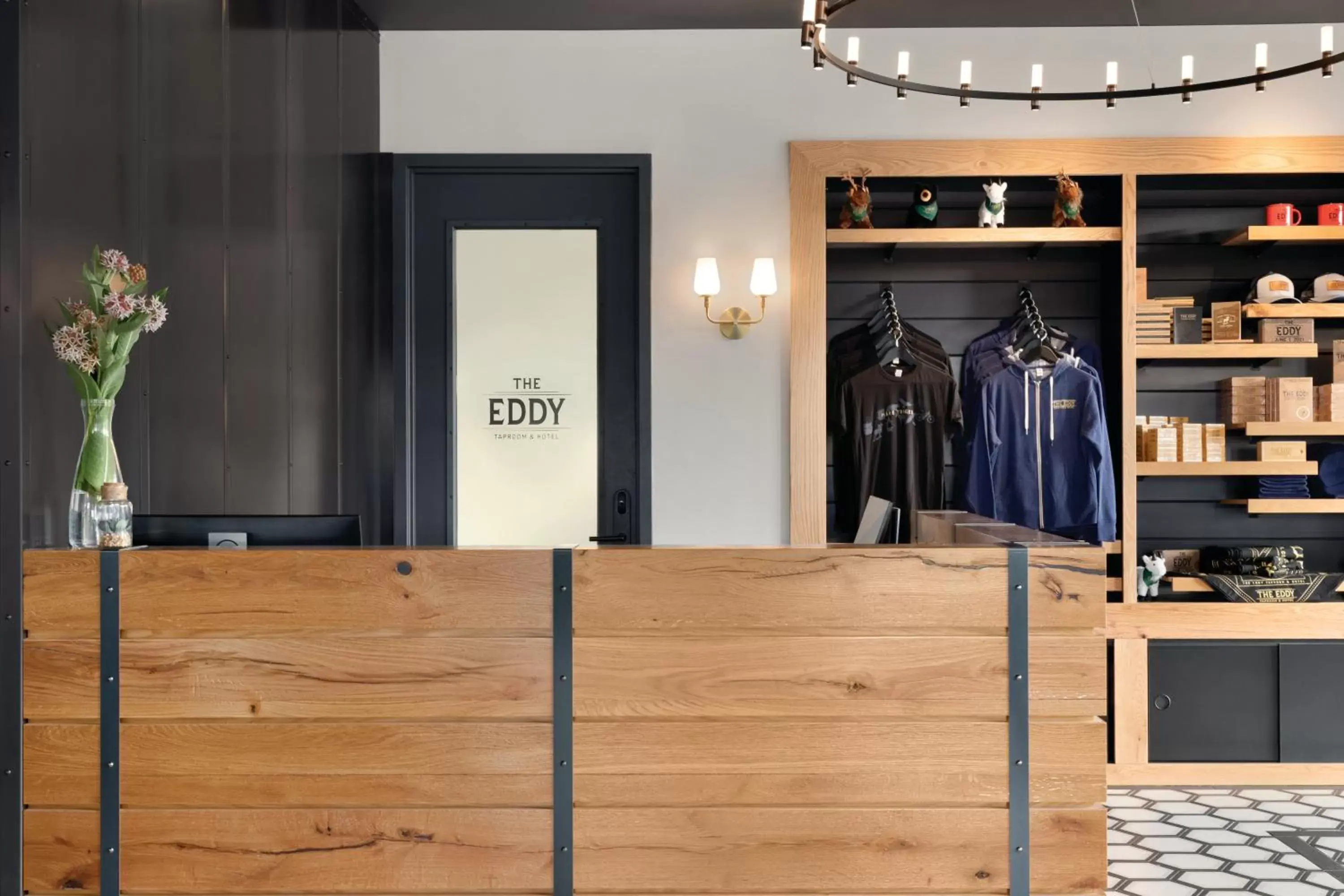 Lobby or reception in The Eddy Taproom & Hotel