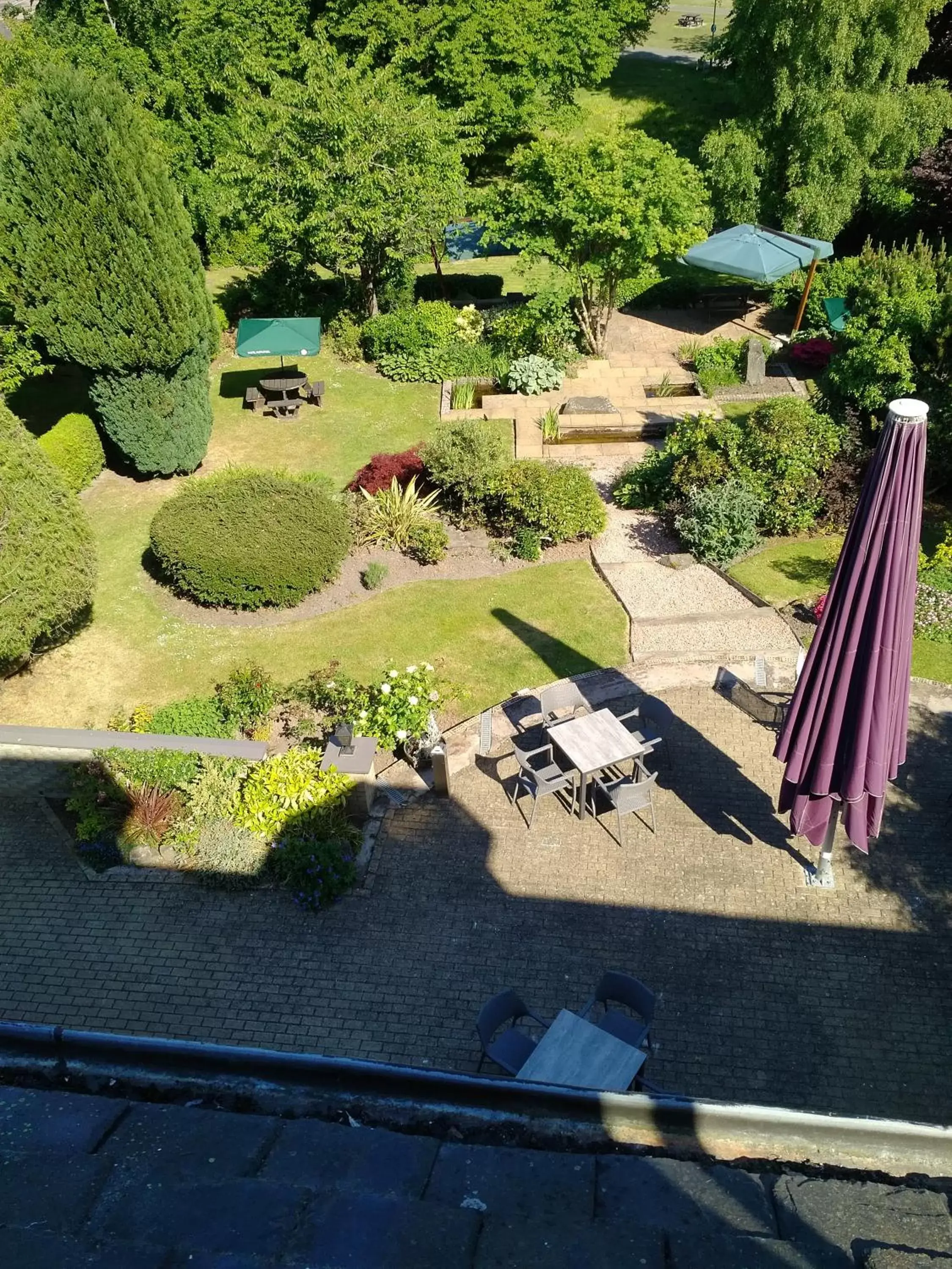 Garden in The Parklands Hotel