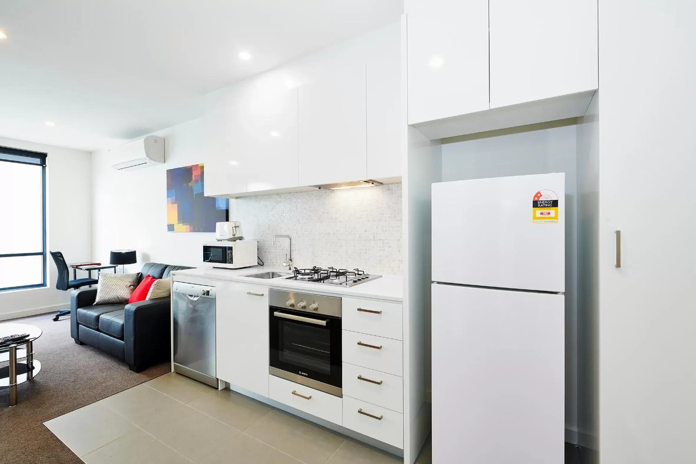 Kitchen/Kitchenette in Melbourne Knox Central Apartment Hotel