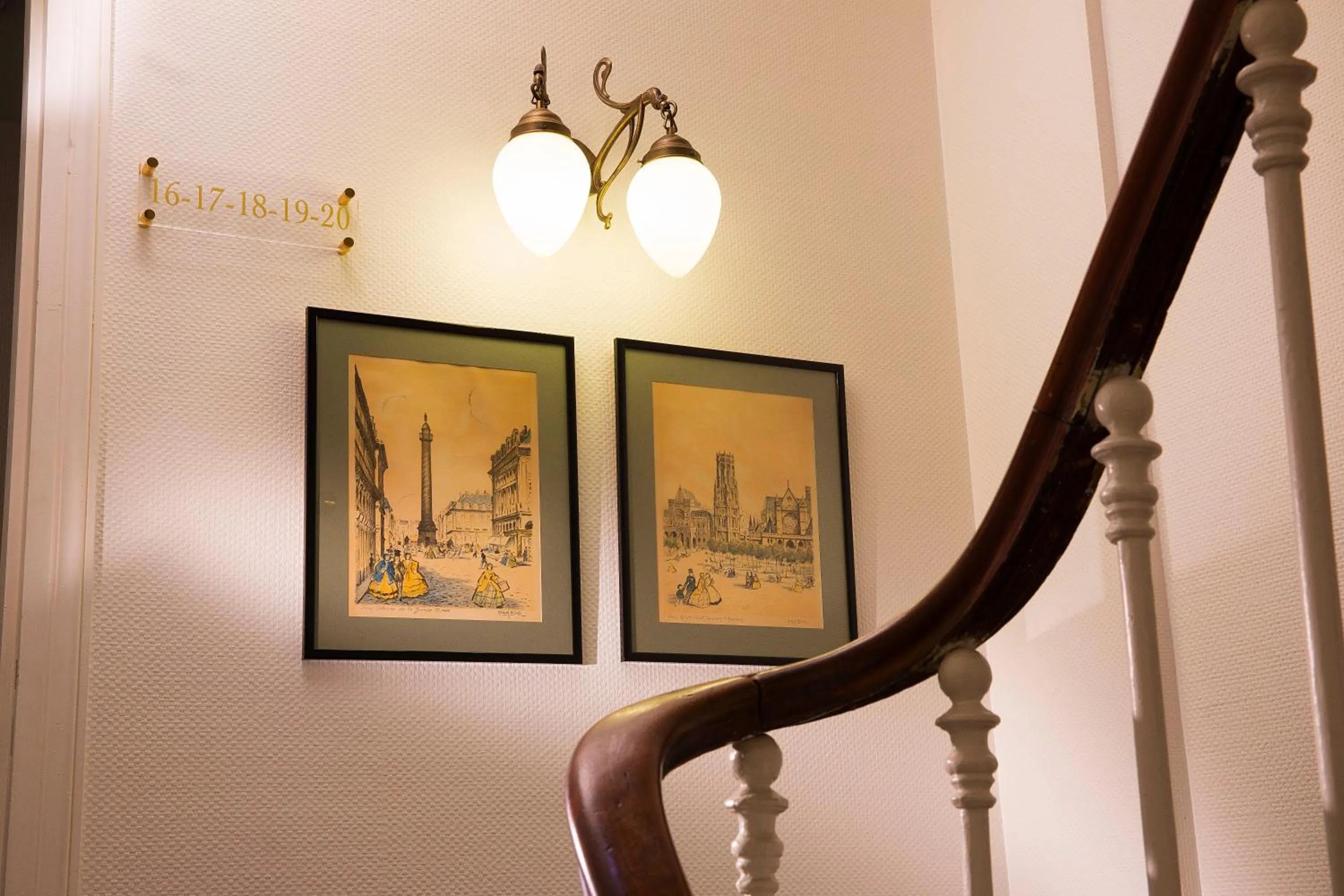 Decorative detail in New Orient Hotel