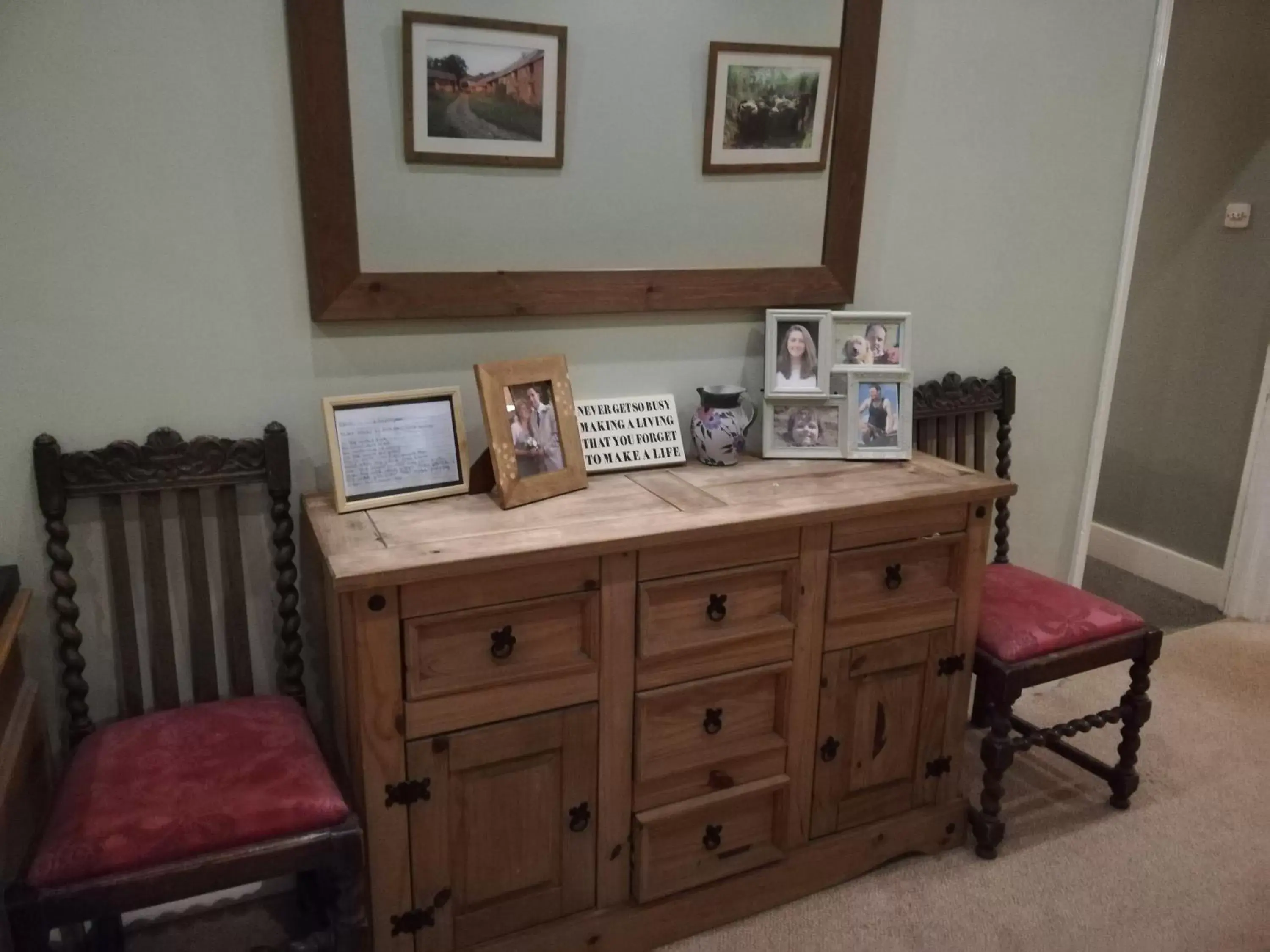 TV/Entertainment Center in Lovaton Farmhouse