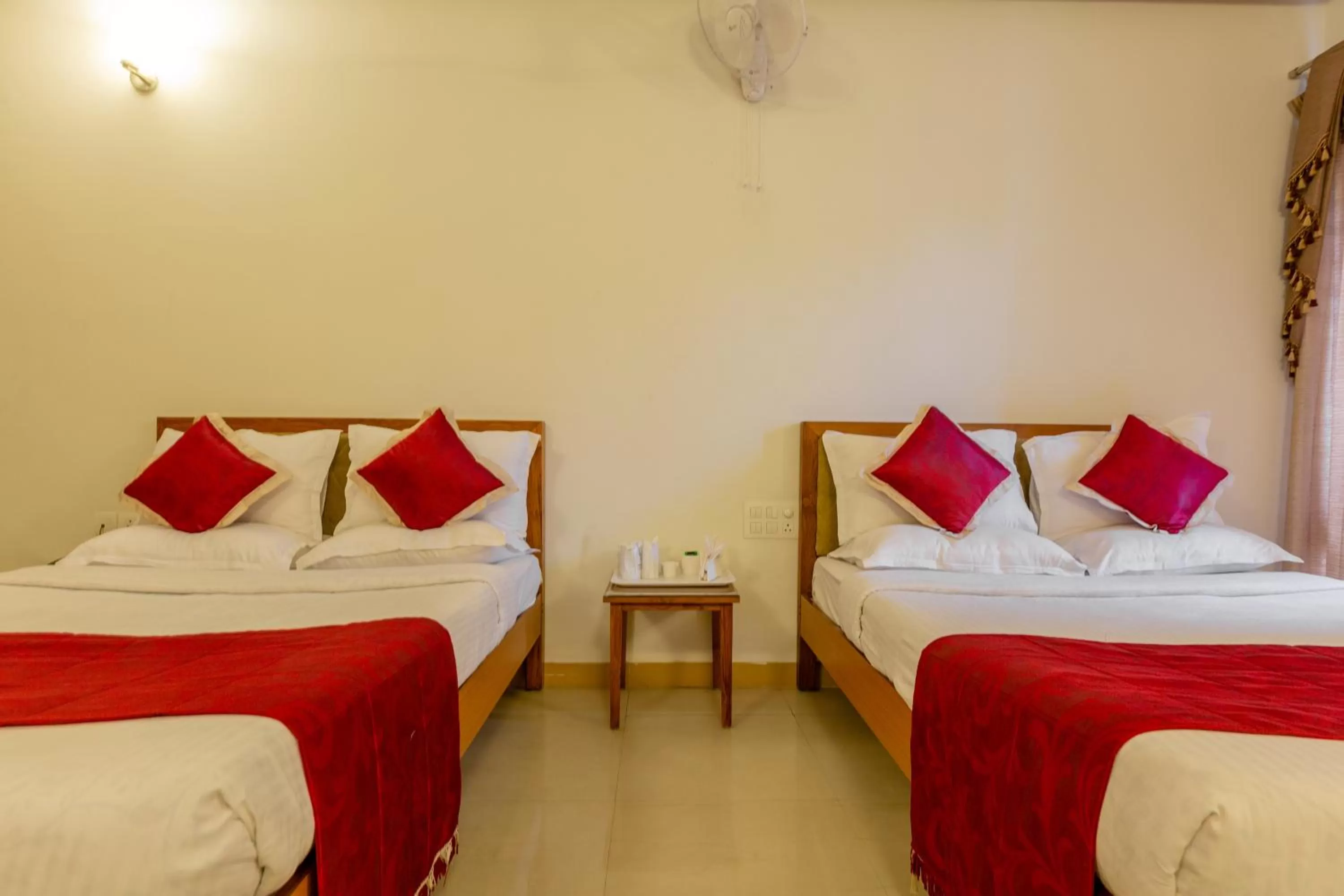Bed in KSTDC Hotel Mayura Hoysala, Mysore