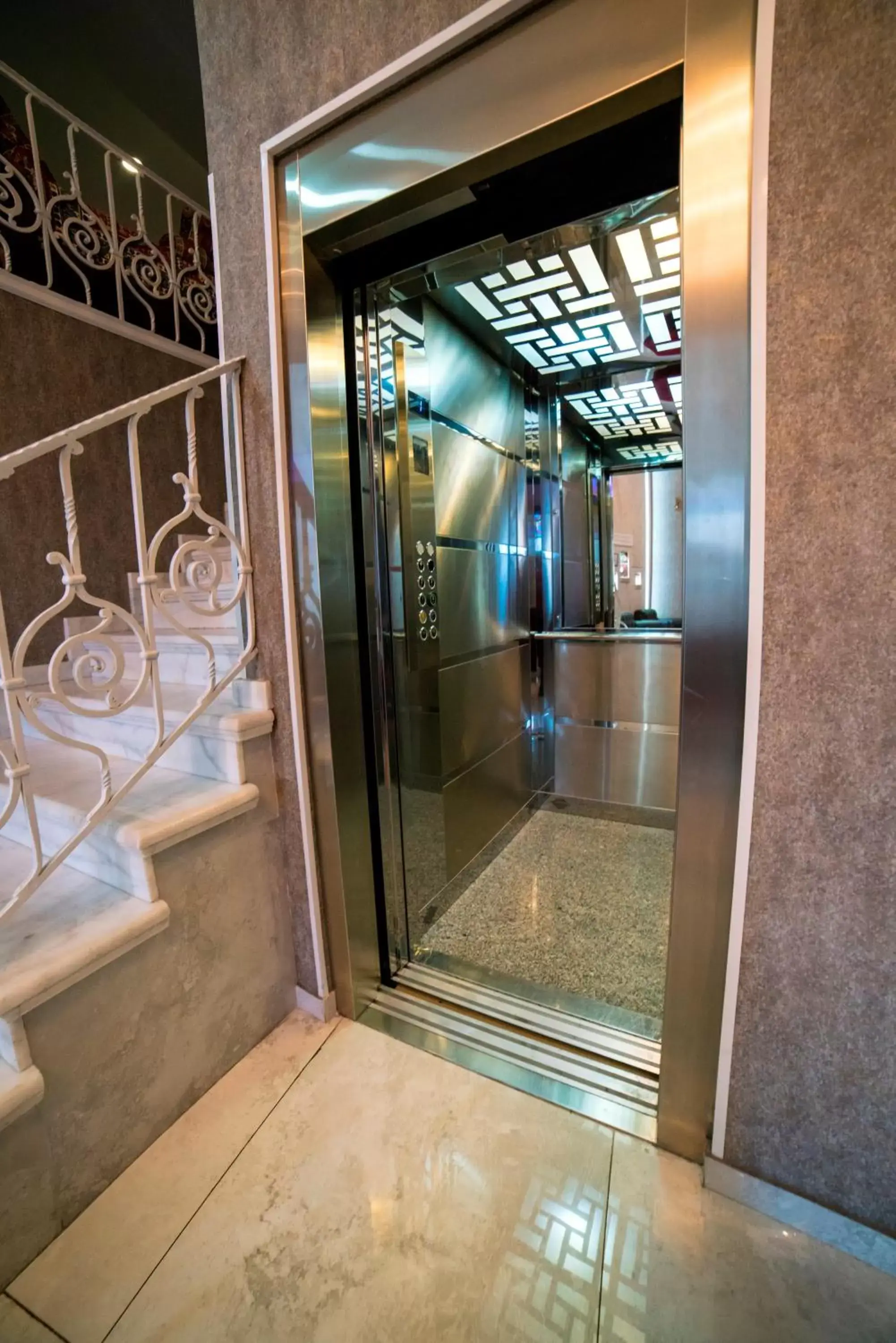 elevator in Hotel Aivani Old Tbilisi by DNT Group