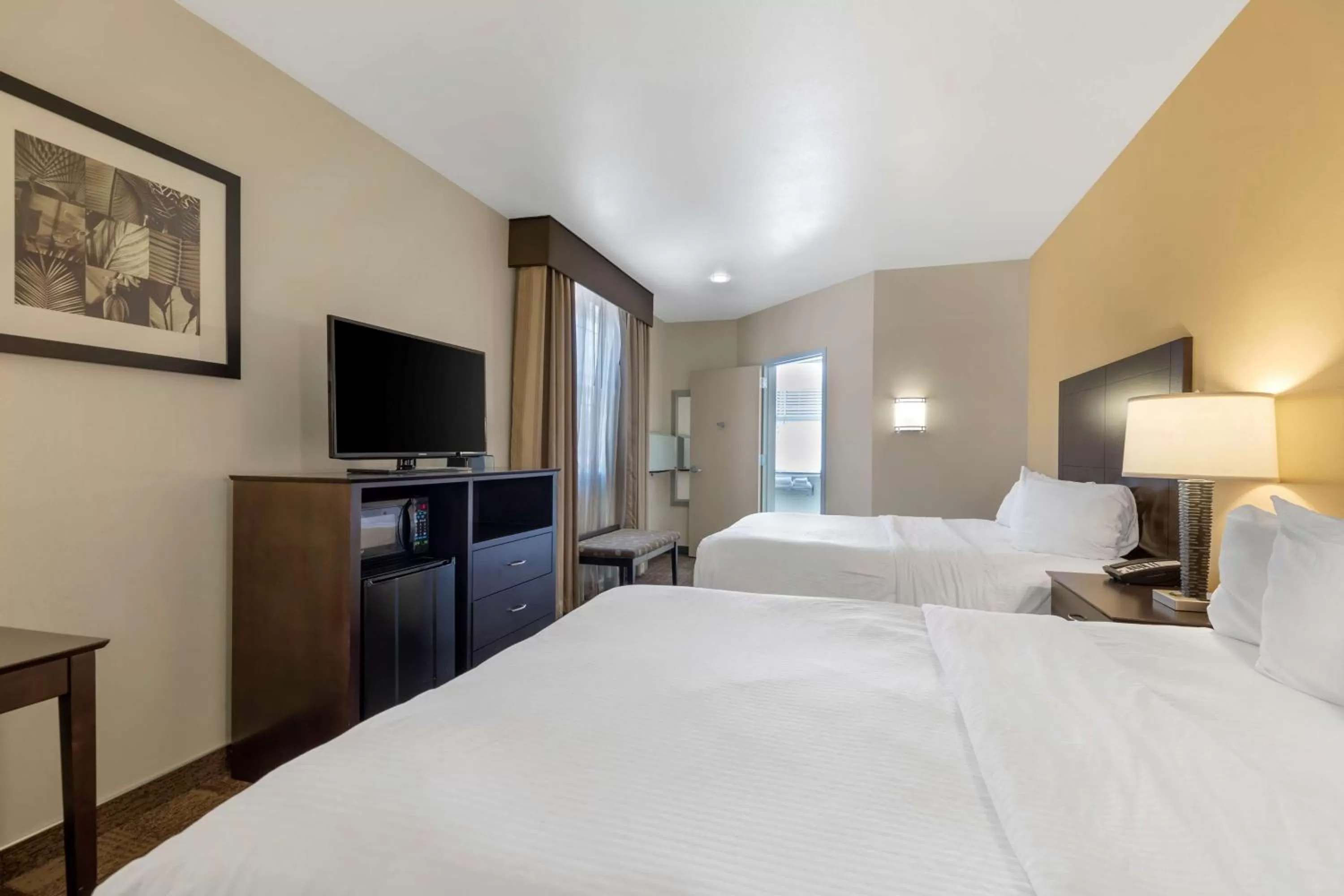 Bed in Best Western Pioneer