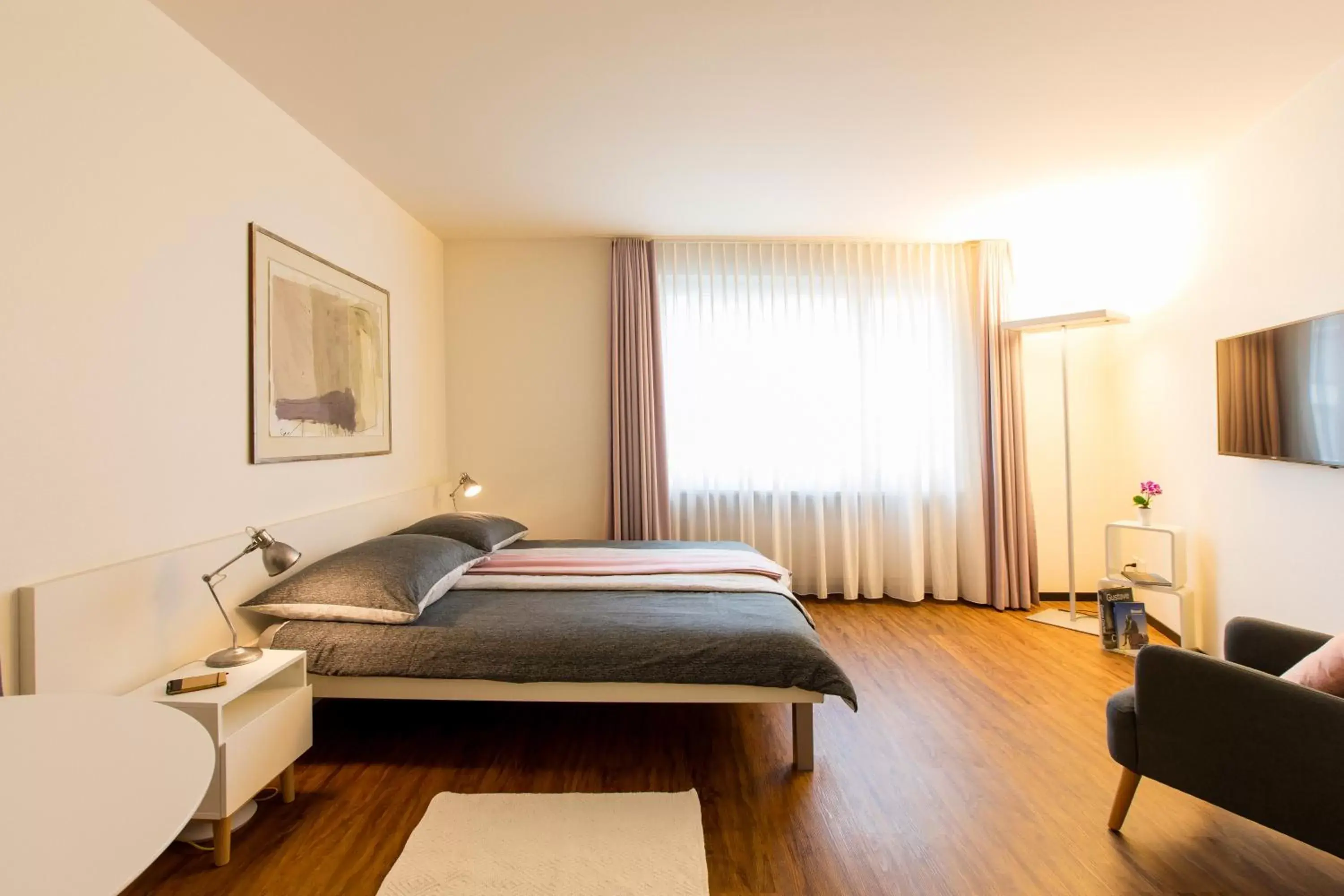 Bed in Apartmenthaus zum Trillen Basel City Center