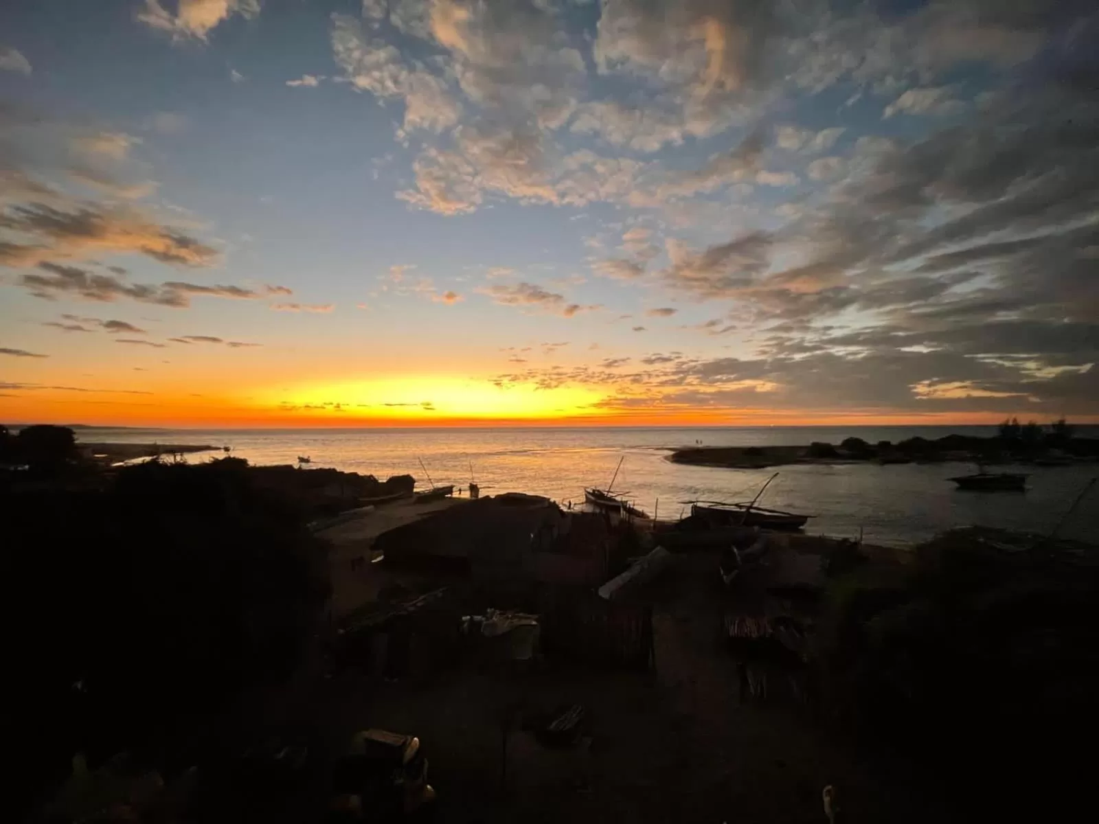 Sunset in PAP'S Chambres d'Hôtes