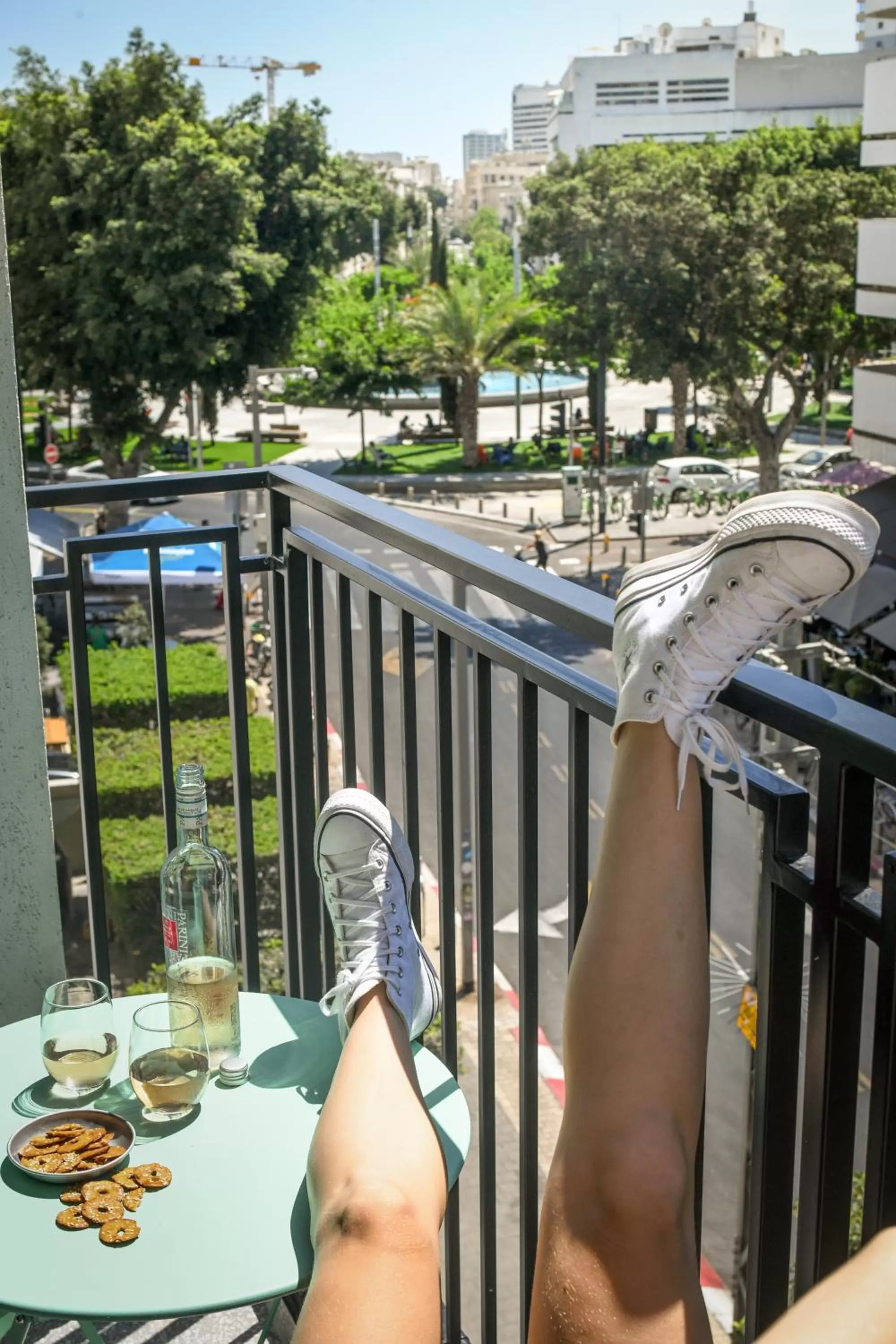 Balcony/Terrace in Pixel Dizengoff Square - Hotel & Spa
