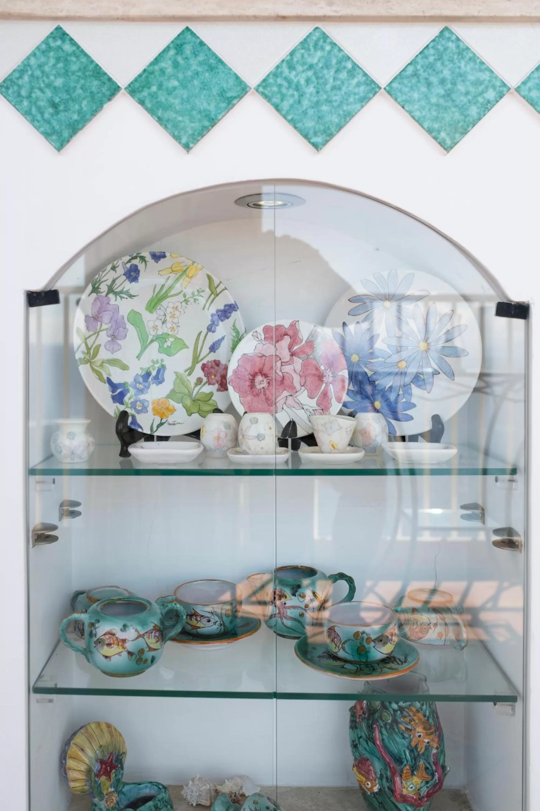 Decorative detail in Hotel La Ninfa