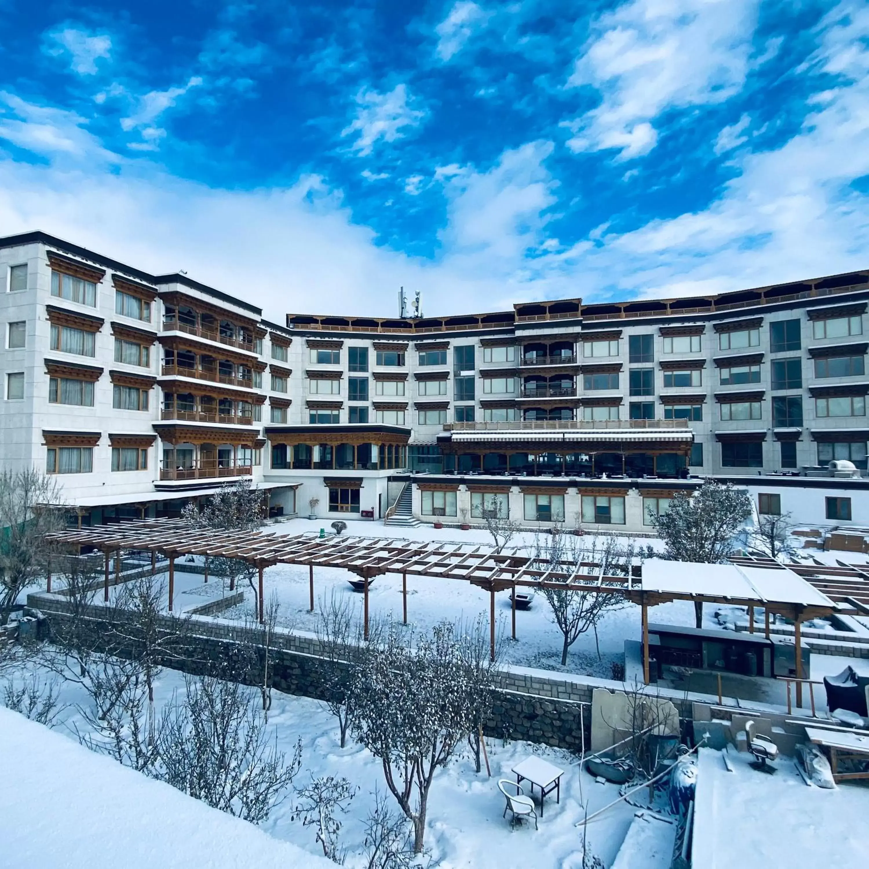 Property building, Winter in The Grand Dragon Ladakh