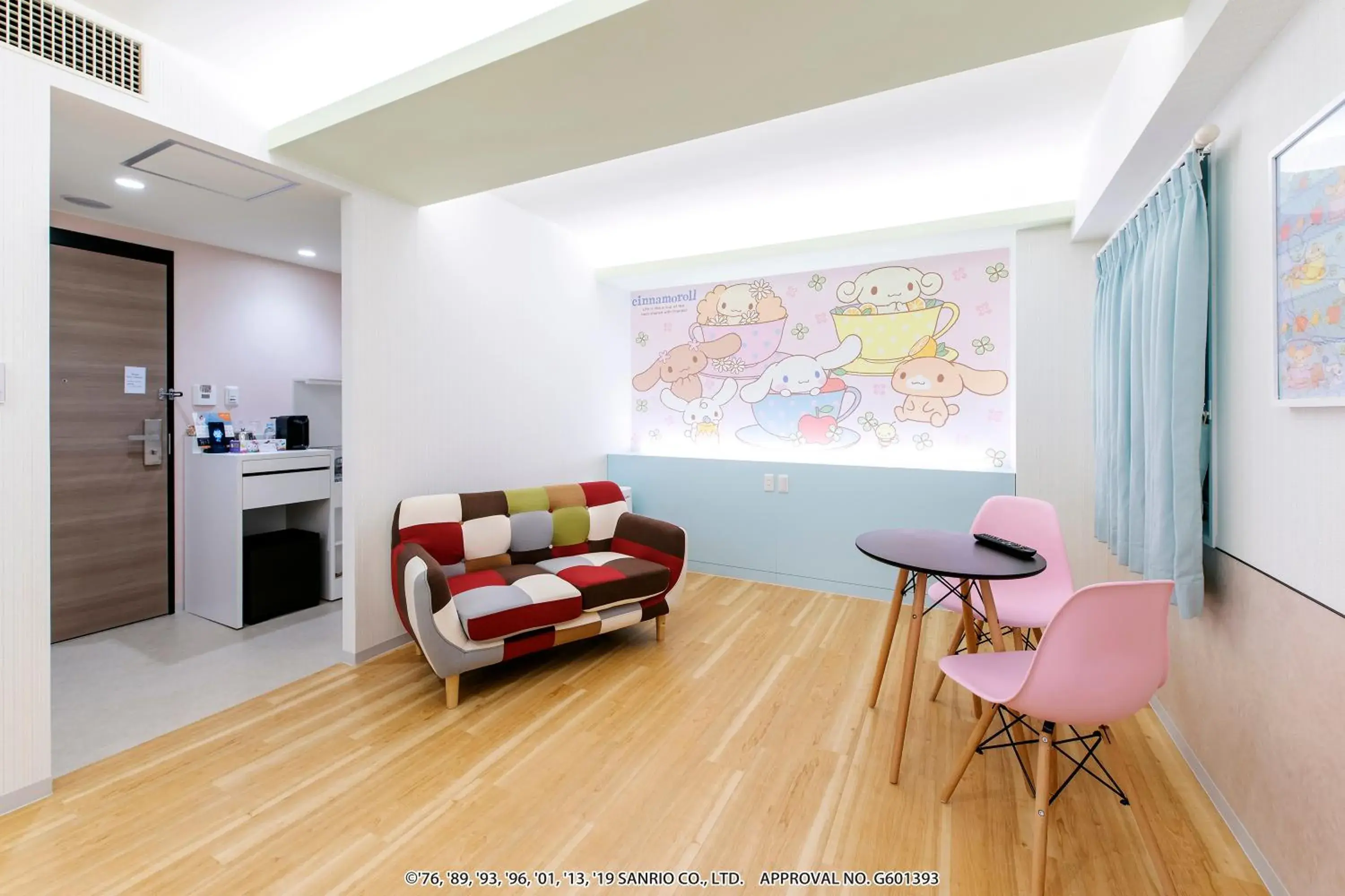 Photo of the whole room, Seating Area in Hotel Okinawa With Sanrio Characters