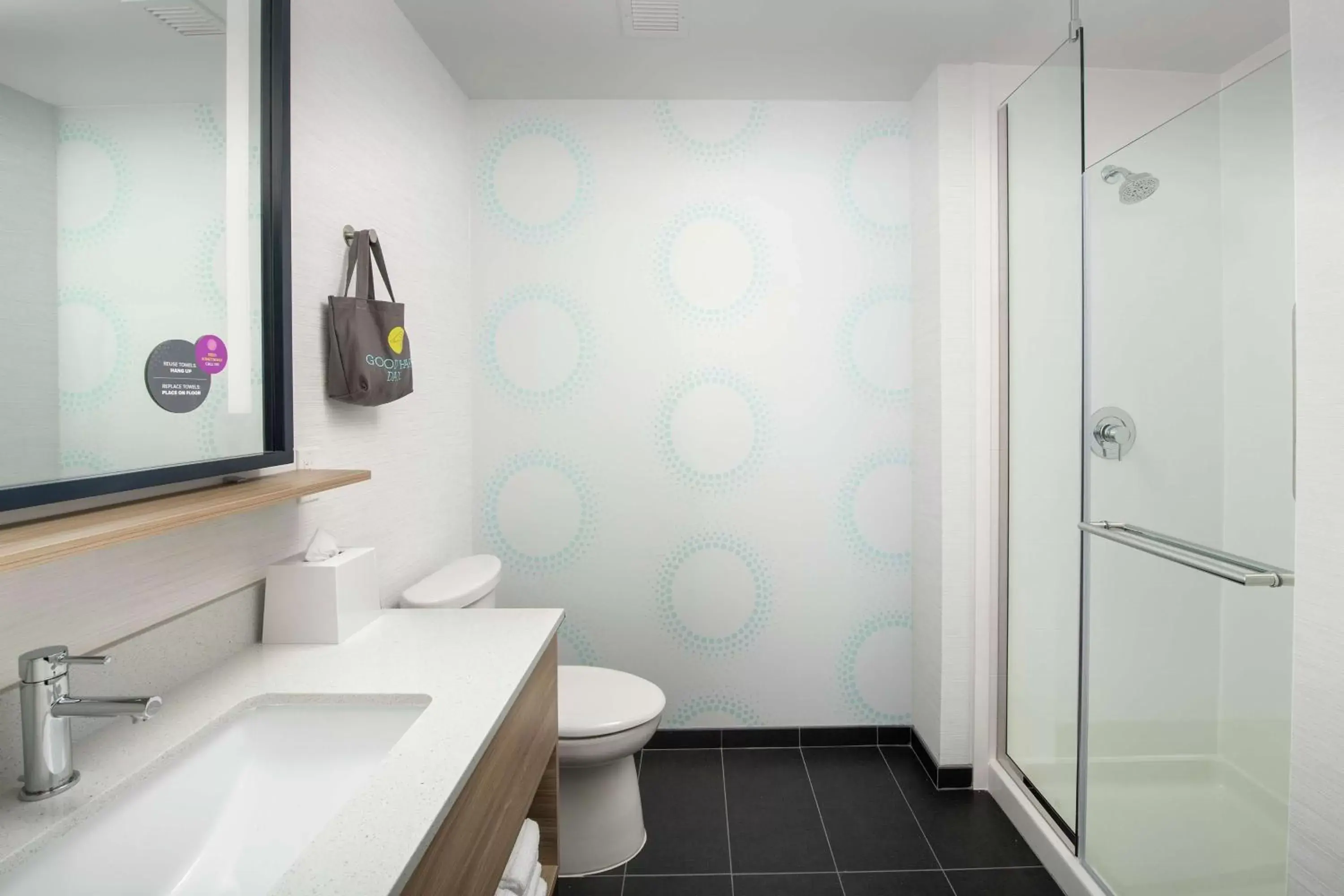 Bathroom in Tru By Hilton San Antonio Lackland Sea World Bathroom in Tru By Hilton San Antonio Lackland Sea World