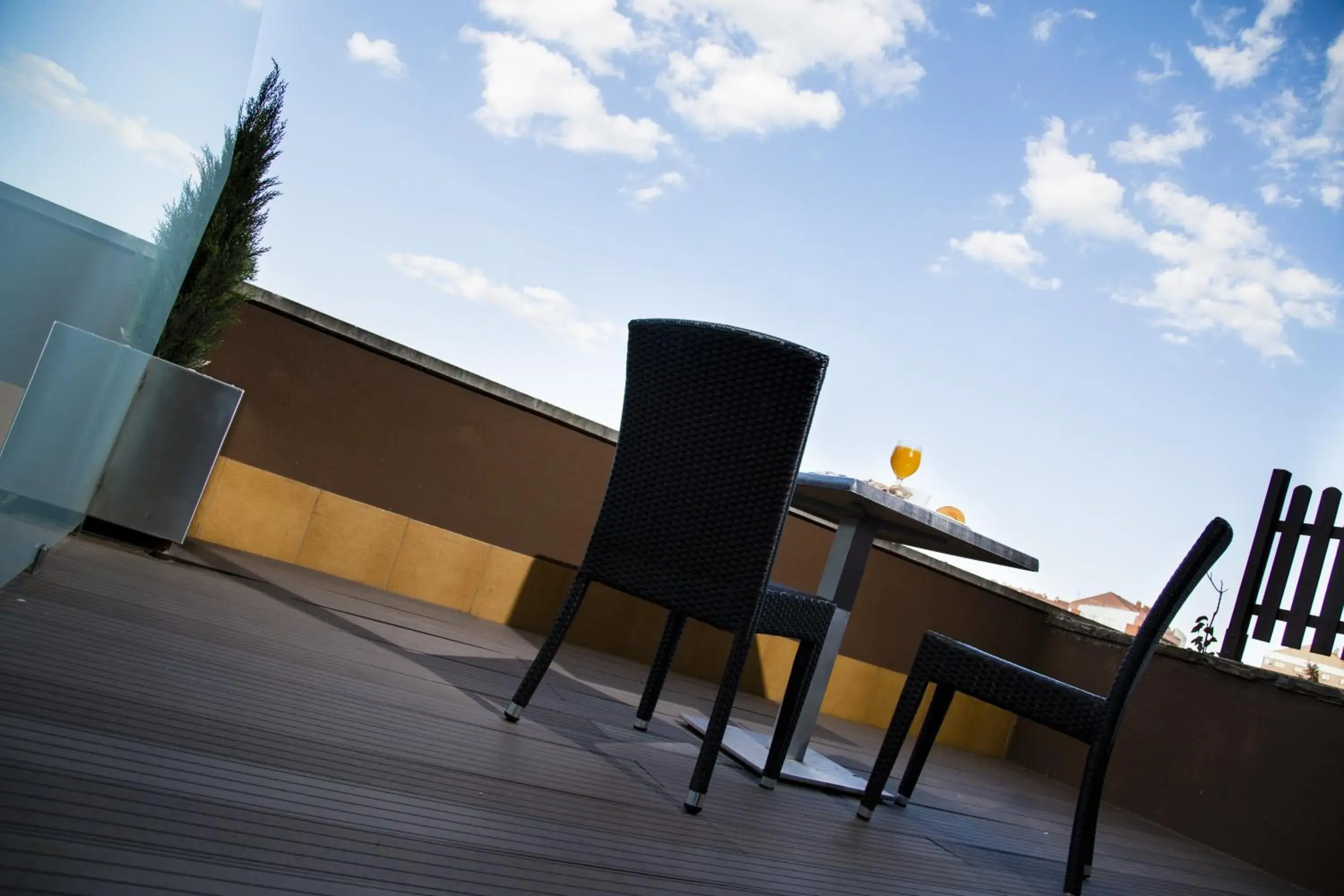 Patio in Hotel Los Braseros