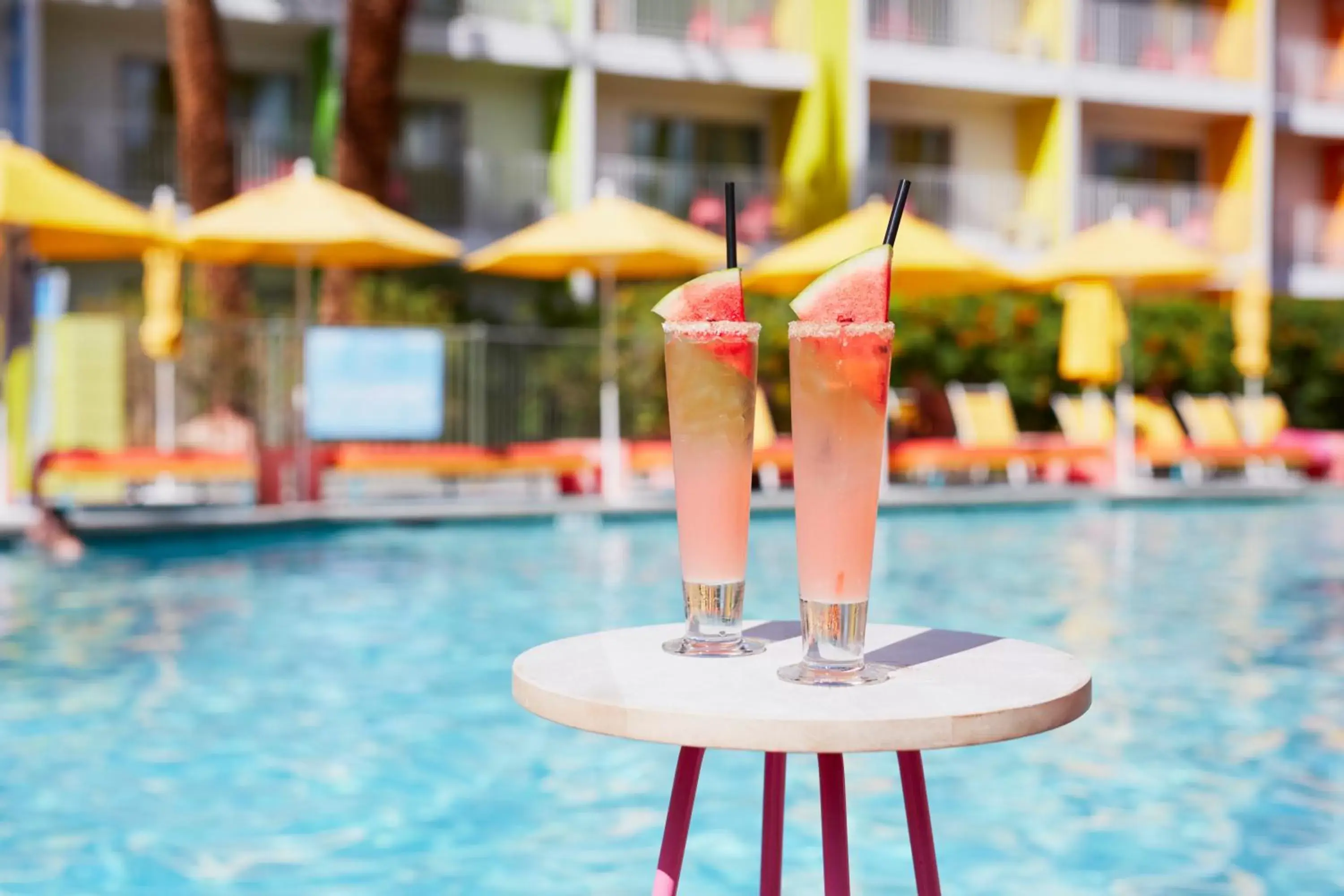 Alcoholic drinks, Swimming Pool in The Saguaro Palm Springs