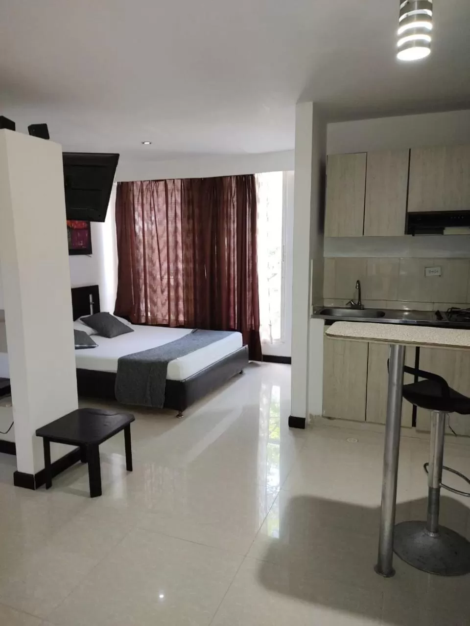 Photo of the whole room, Bed in Hotel Plaza Norte Cali