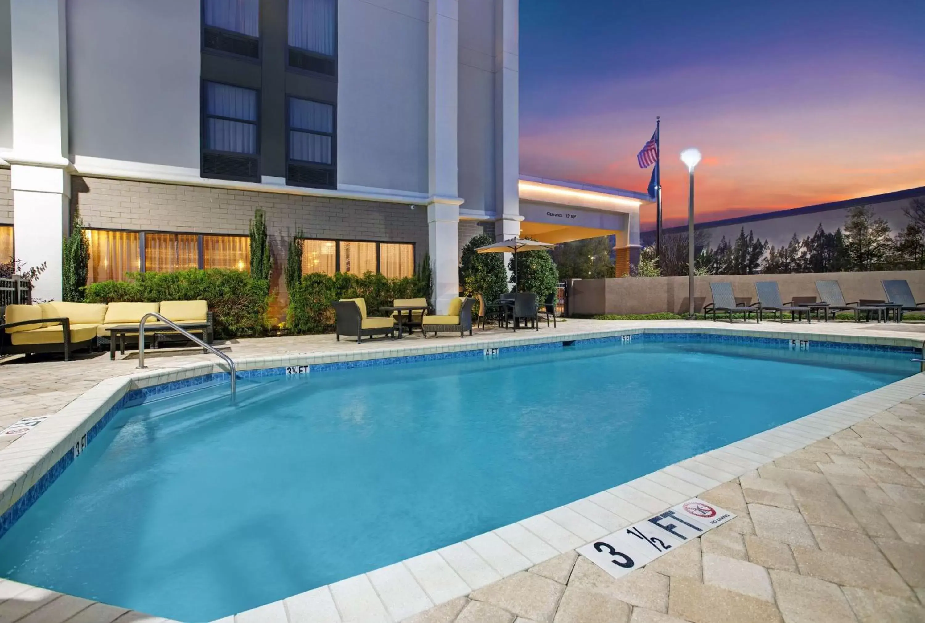 Pool view, Swimming Pool in Hampton Inn By Hilton Greenville Woodruff Road