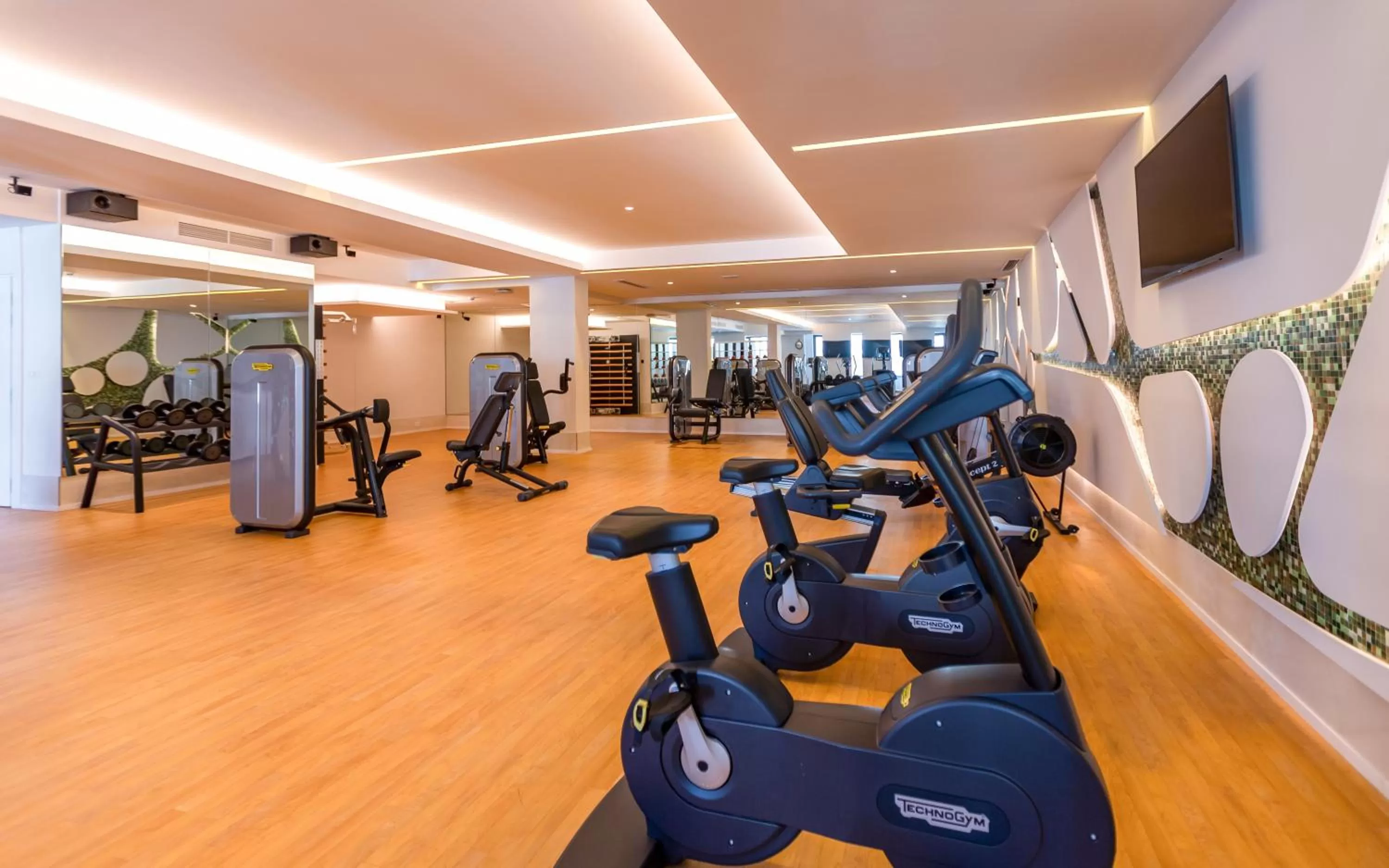 Fitness centre/facilities in Mövenpick Hotel du Lac Tunis