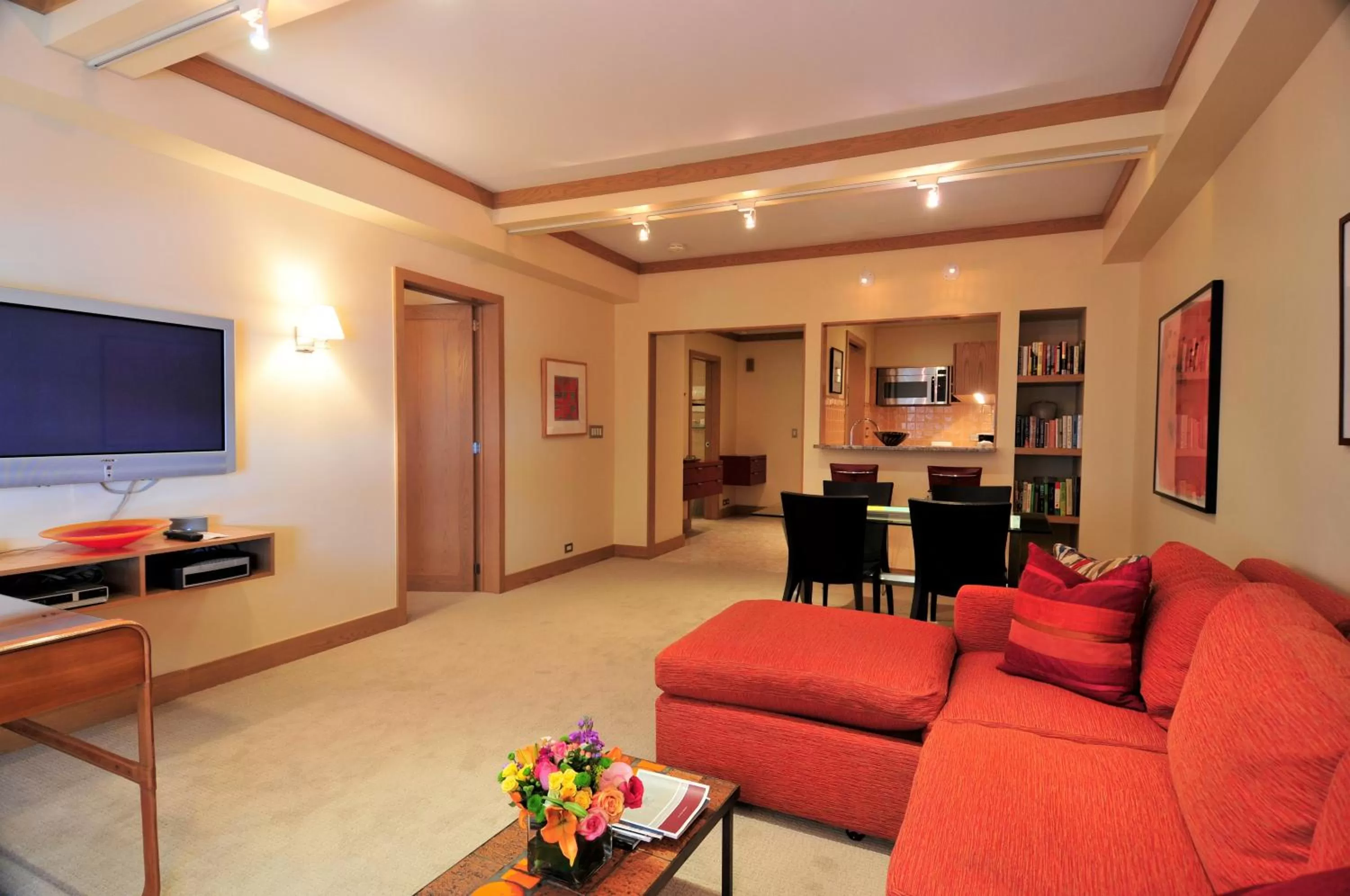 Living room in Lombardy Hotel